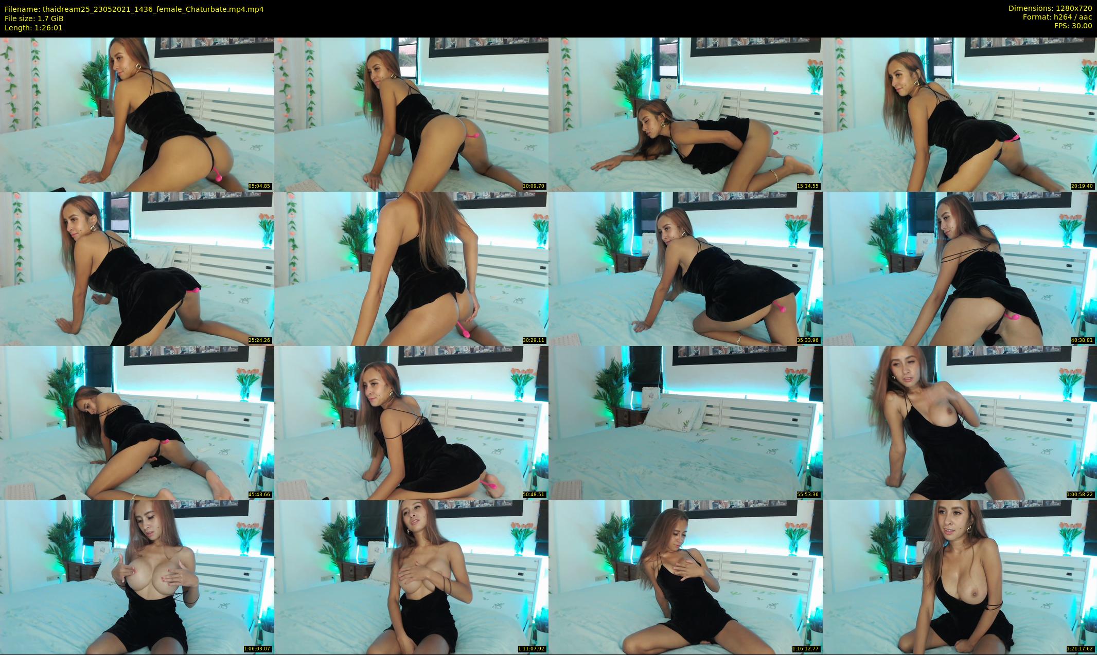 thaidream25 — 87 minute Chaturbate female cam show recording, 720p, May 23, 2021