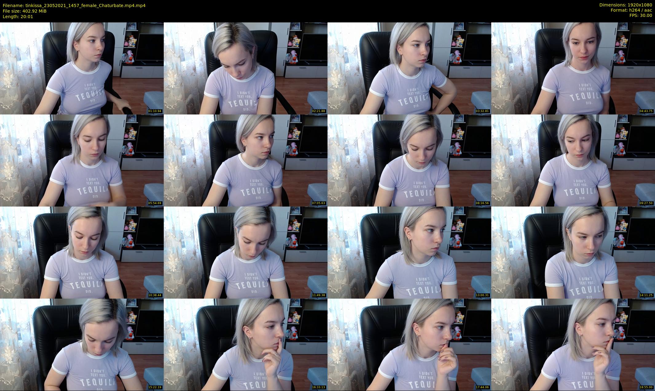 tinkissa — 21 minute Chaturbate couple cam show recording, 1080p, May 23, 2021
