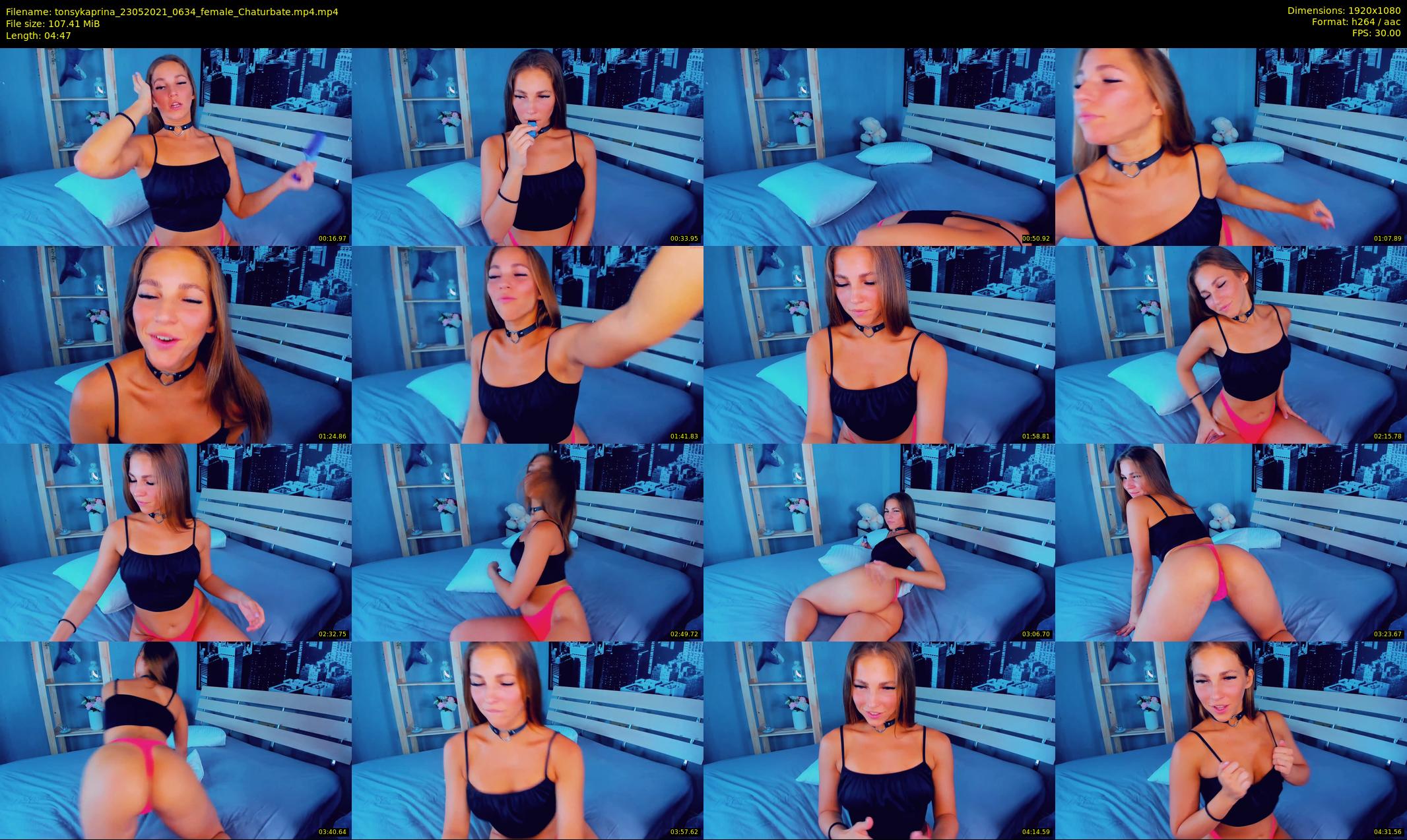 tonsykaprina — 5 minute Chaturbate couple cam show recording, 1080p, May 23, 2021