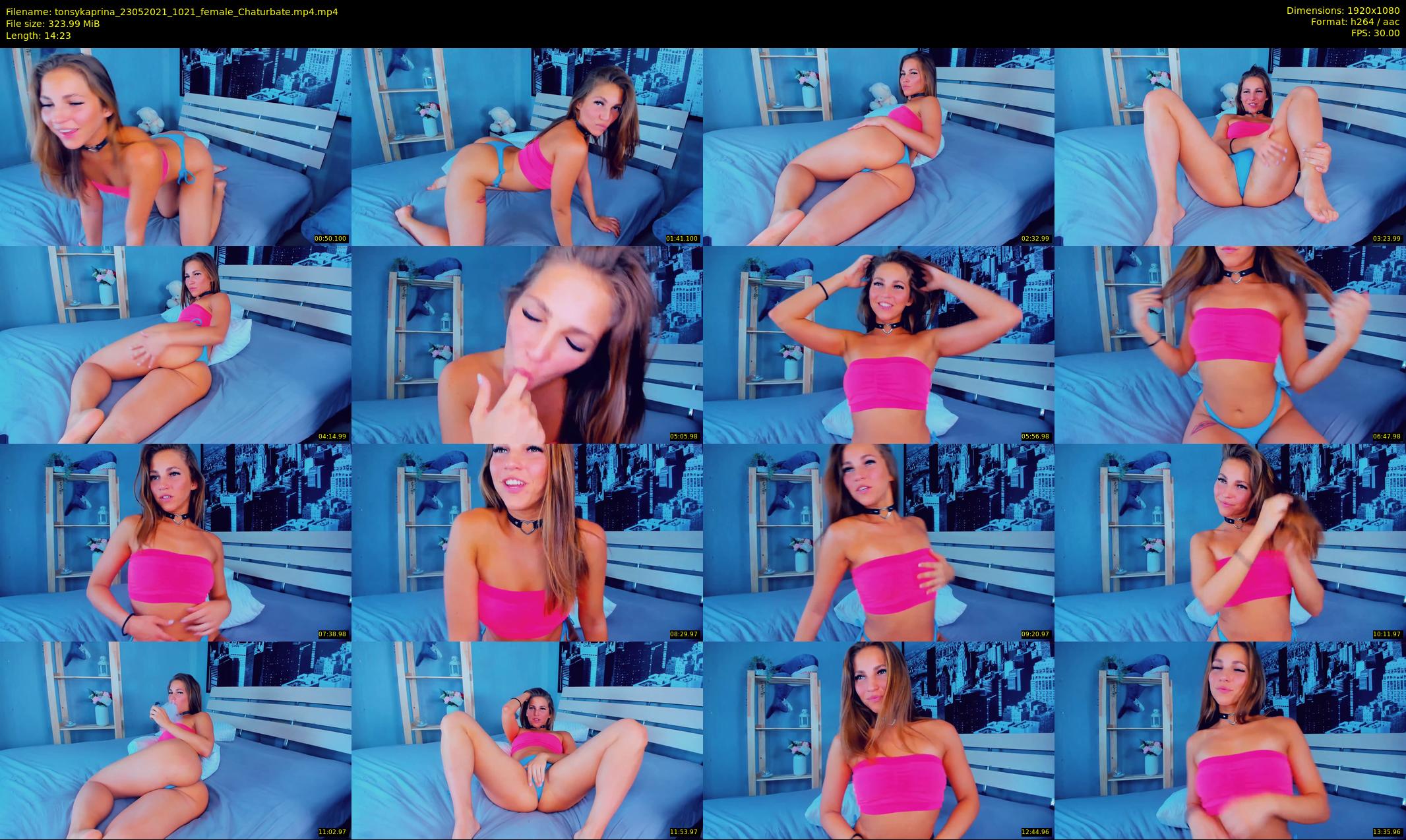 tonsykaprina — 15 minute Chaturbate couple cam show recording, 1080p, May 23, 2021