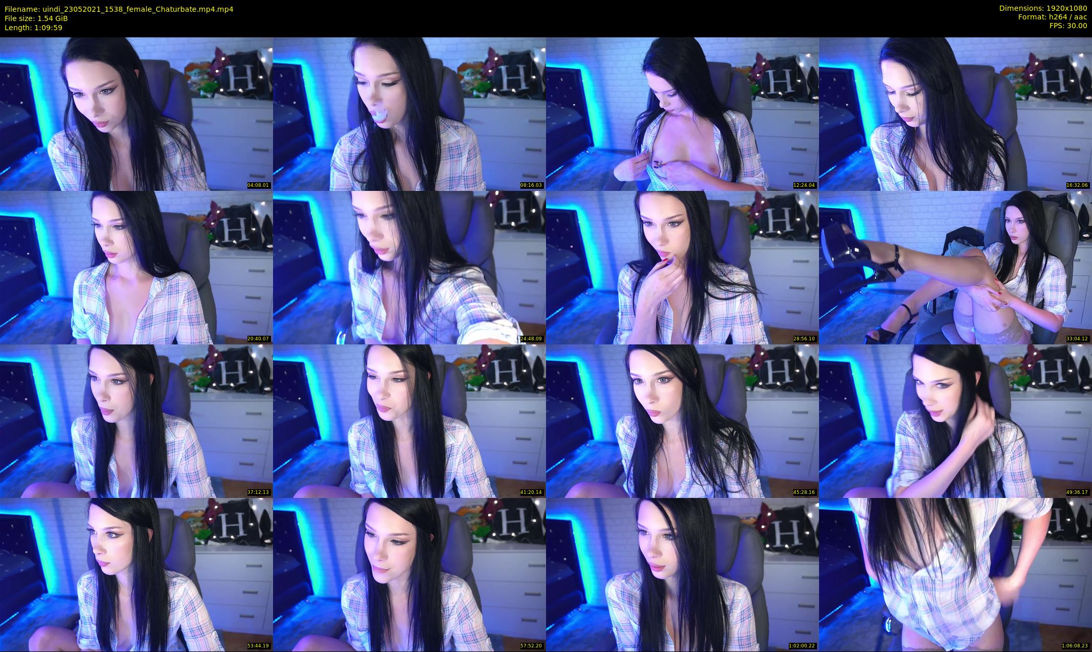 uindi — 70 minute Chaturbate female cam show recording, 1080p, May 23, 2021