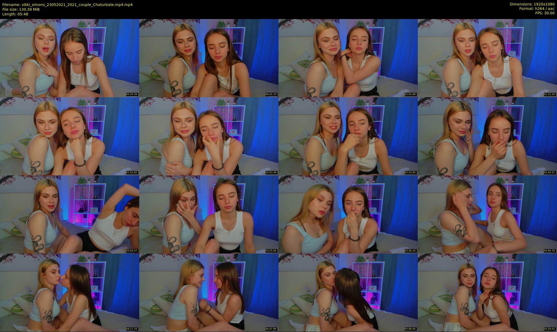 vikki_simons — 6 minute Chaturbate couple cam show recording, 1080p, May 23, 2021