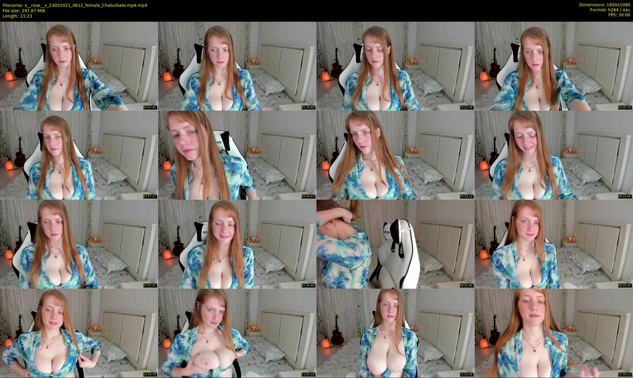 x__rose__x — 14 minute Chaturbate female cam show recording, 1080p, May 23, 2021