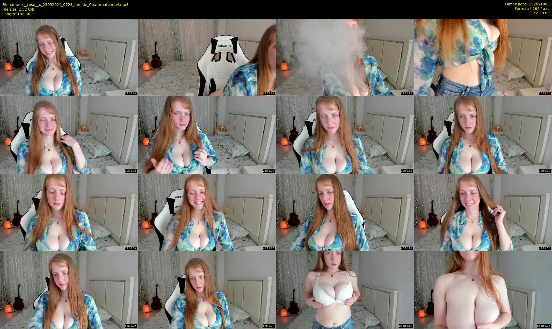 x__rose__x — 70 minute Chaturbate female cam show recording, 1080p, May 23, 2021