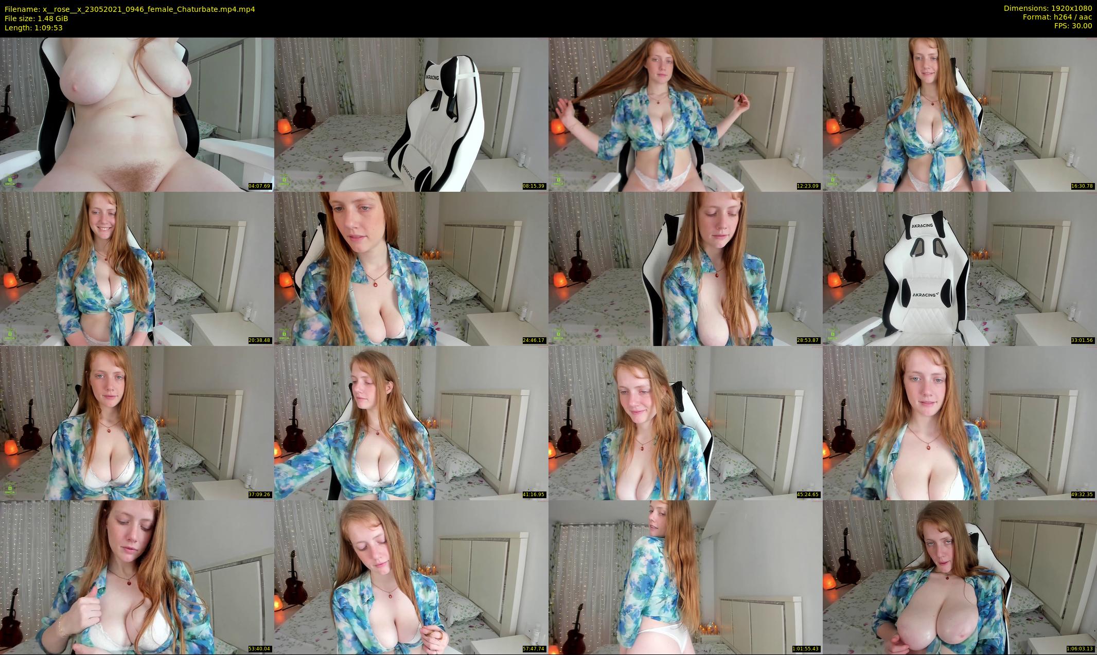 x__rose__x — 70 minute Chaturbate female cam show recording, 1080p, May 23, 2021