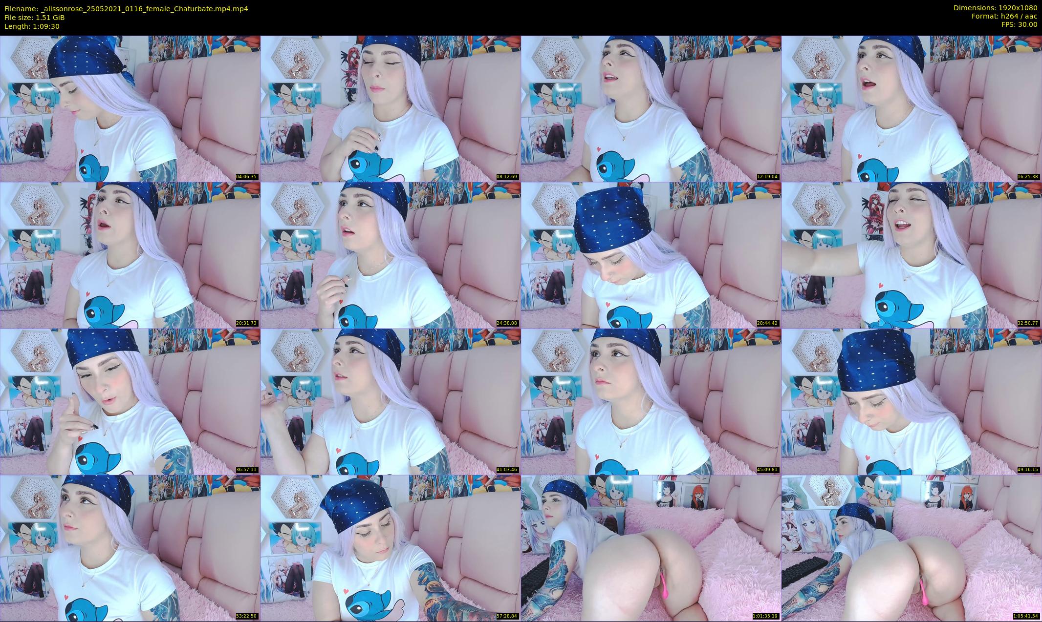 _alissonrose — 70 minute Chaturbate female cam show recording, 1080p, May 25, 2021