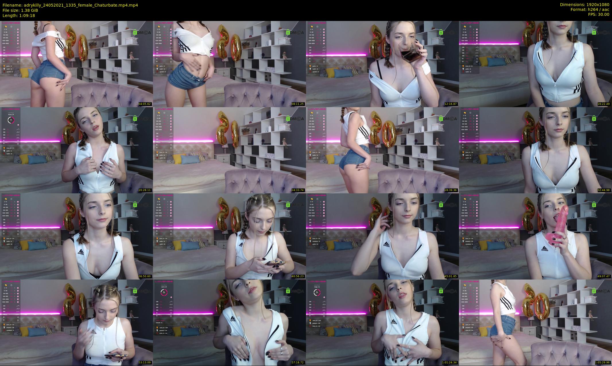 adrykilly — 70 minute Chaturbate female cam show recording, 1080p, May 24, 2021