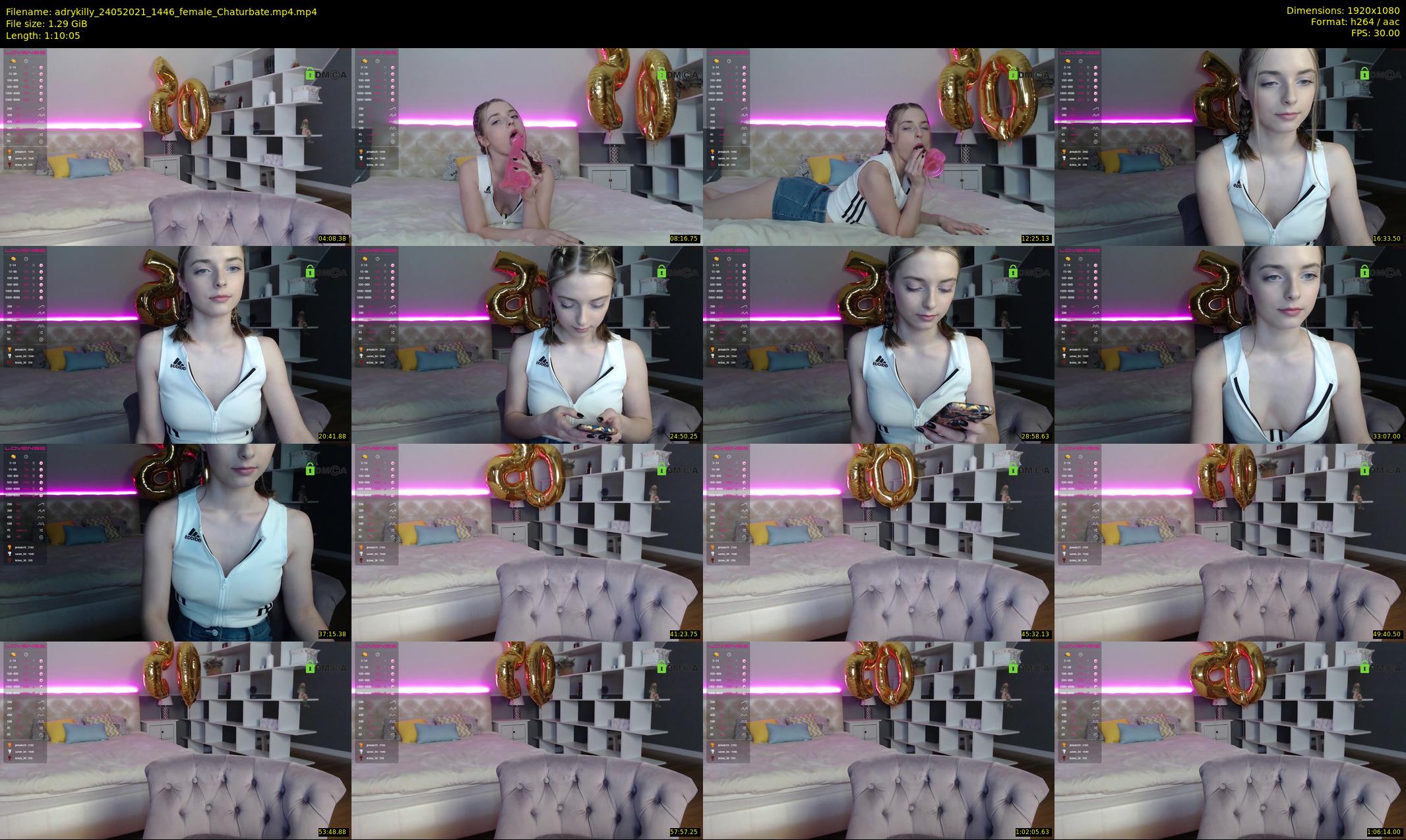 adrykilly — 71 minute Chaturbate female cam show recording, 1080p, May 24, 2021
