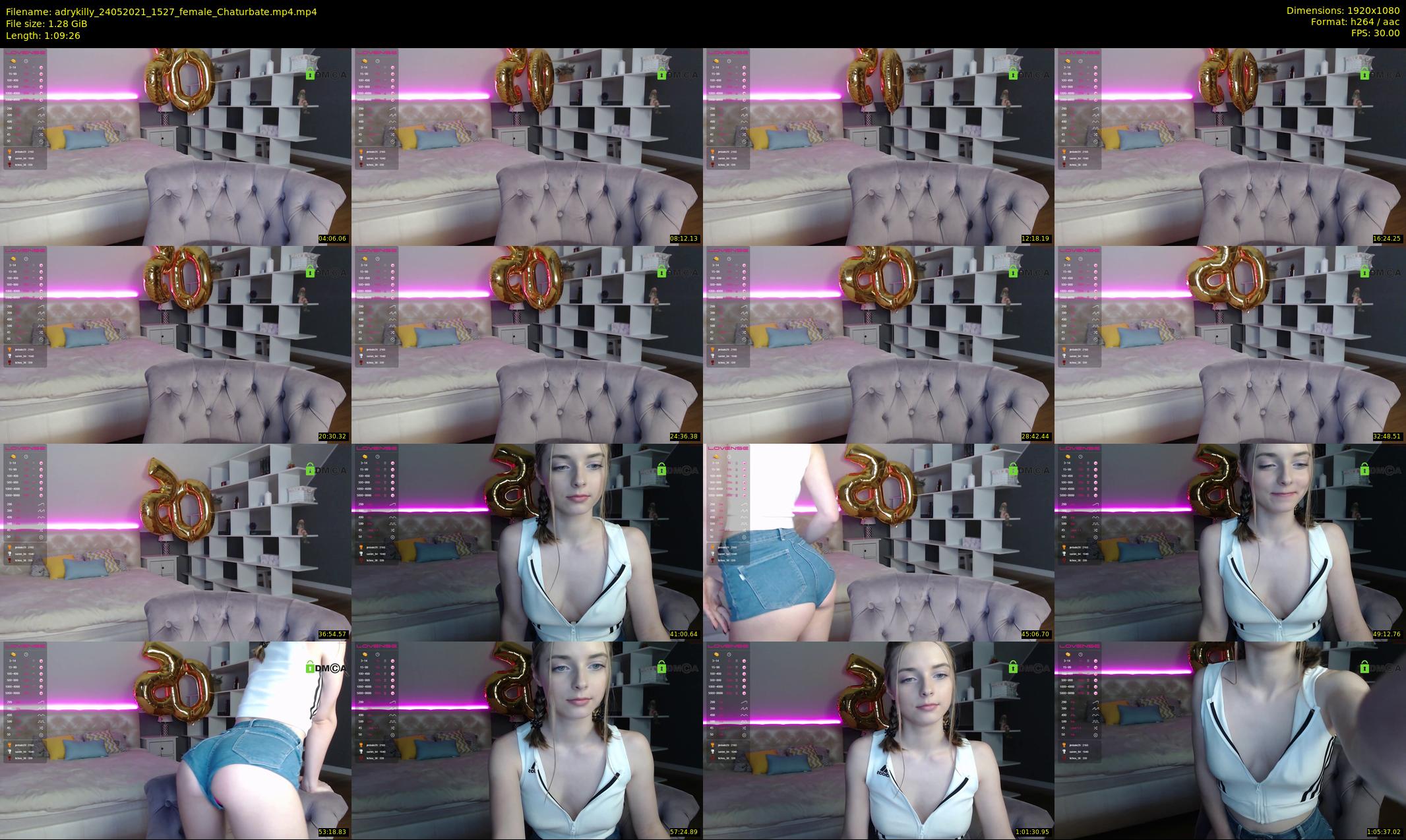 adrykilly — 70 minute Chaturbate female cam show recording, 1080p, May 24, 2021