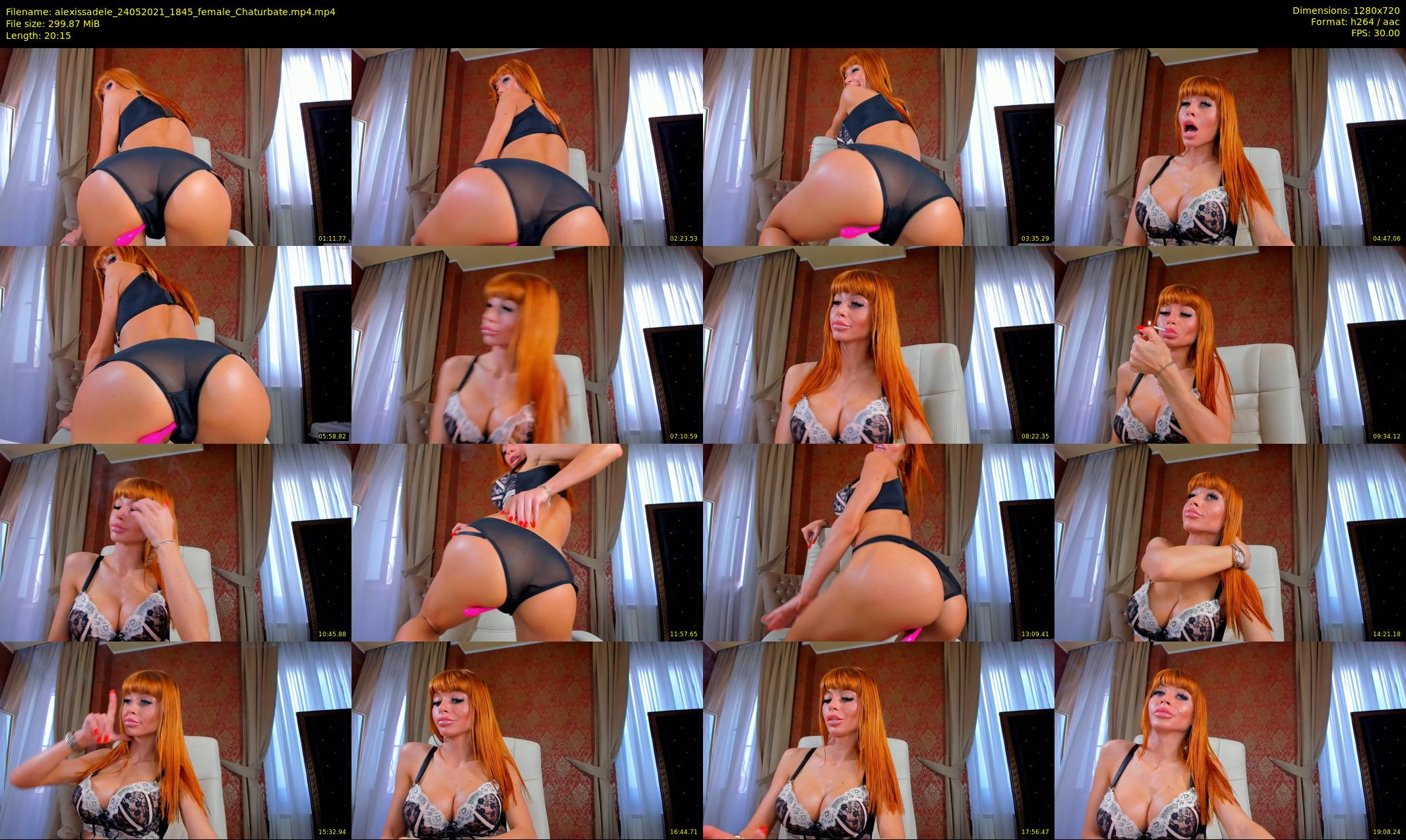 alexissadele — 21 minute Chaturbate female cam show recording, 720p, May 24, 2021