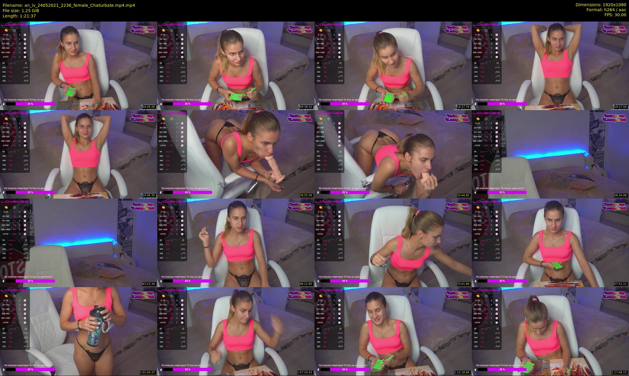 an_iv — 82 minute Chaturbate female cam show recording, 1080p, May 24, 2021