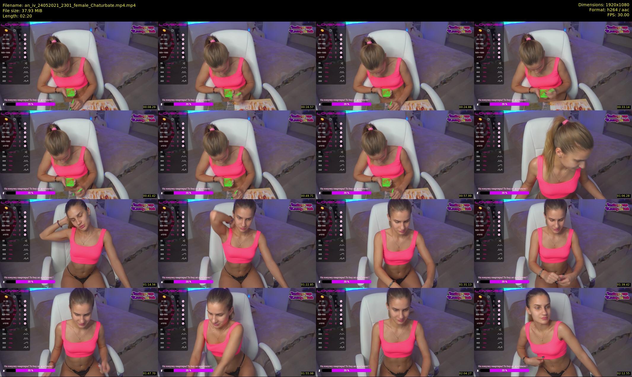 an_iv — 3 minute Chaturbate female cam show recording, 1080p, May 24, 2021