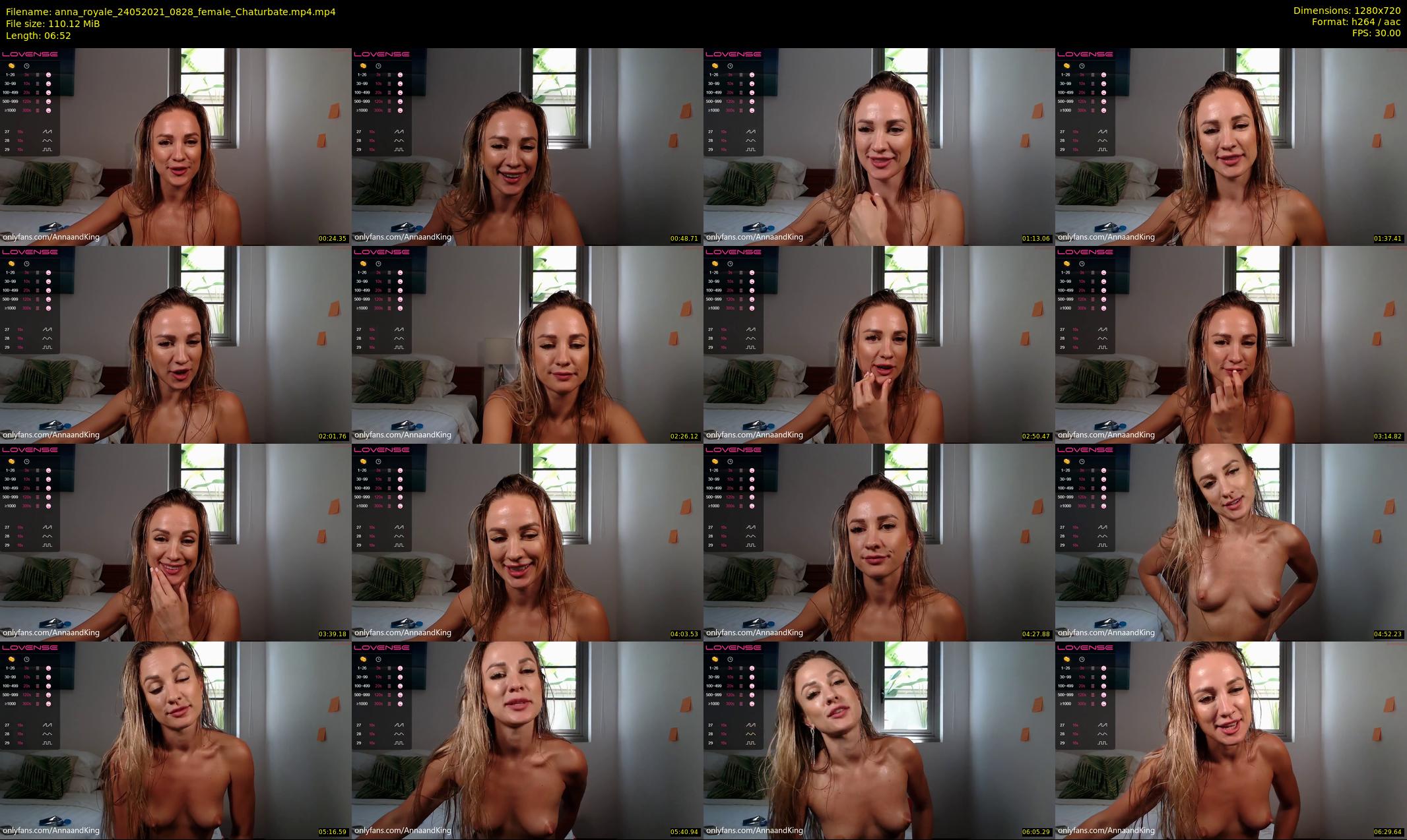 anna_royale — 7 minute Chaturbate female cam show recording, 720p, May 24, 2021