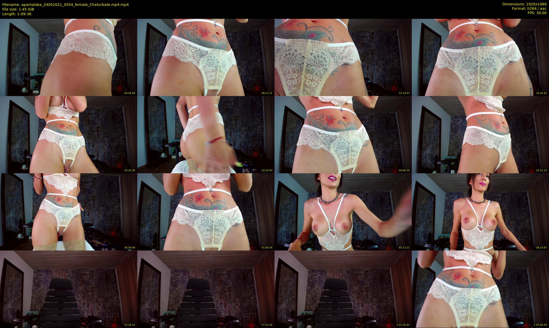 apamatska — 70 minute Chaturbate female cam show recording, 1080p, May 24, 2021