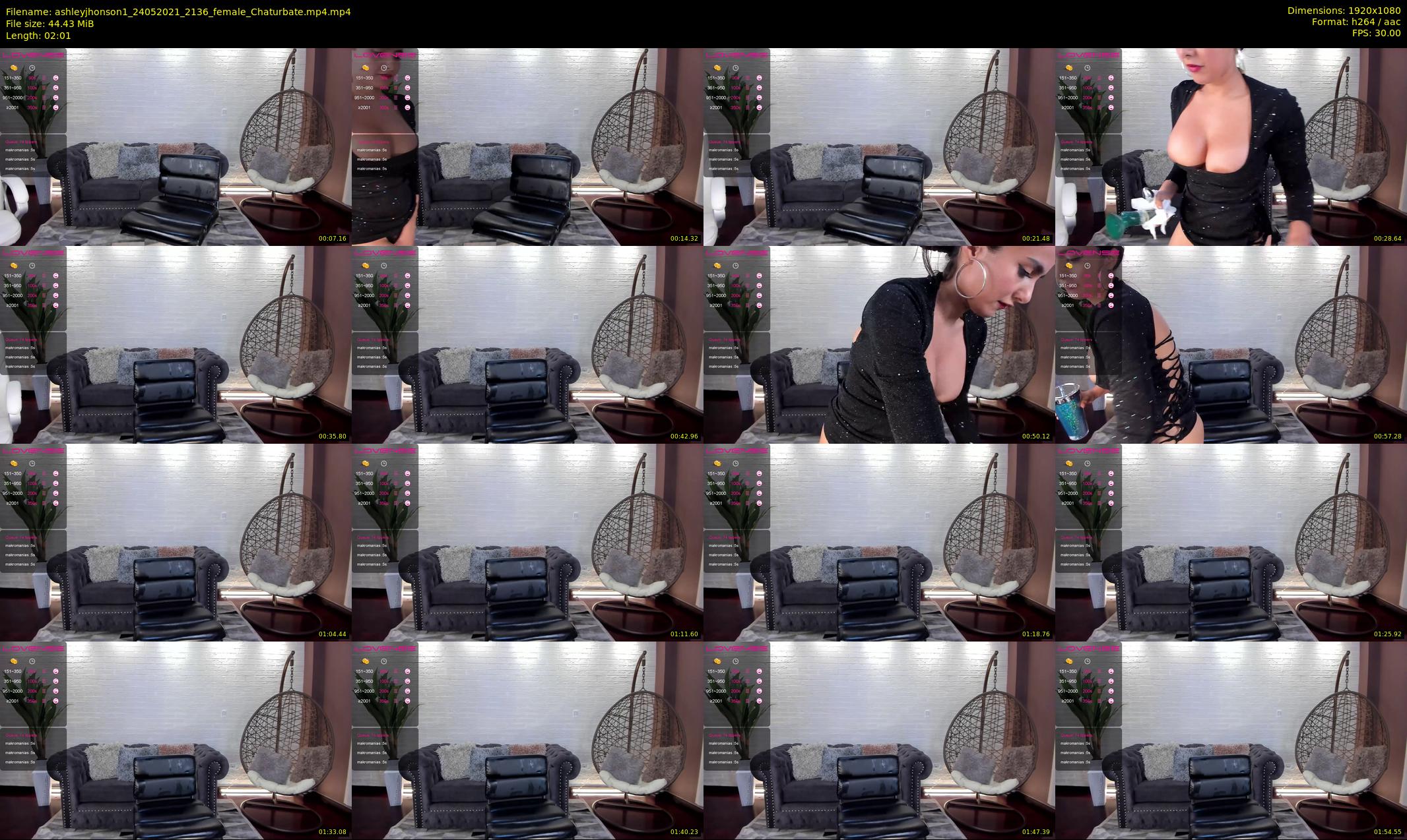 ashleyjhonson1 — 3 minute Chaturbate female cam show recording, 1080p, May 24, 2021