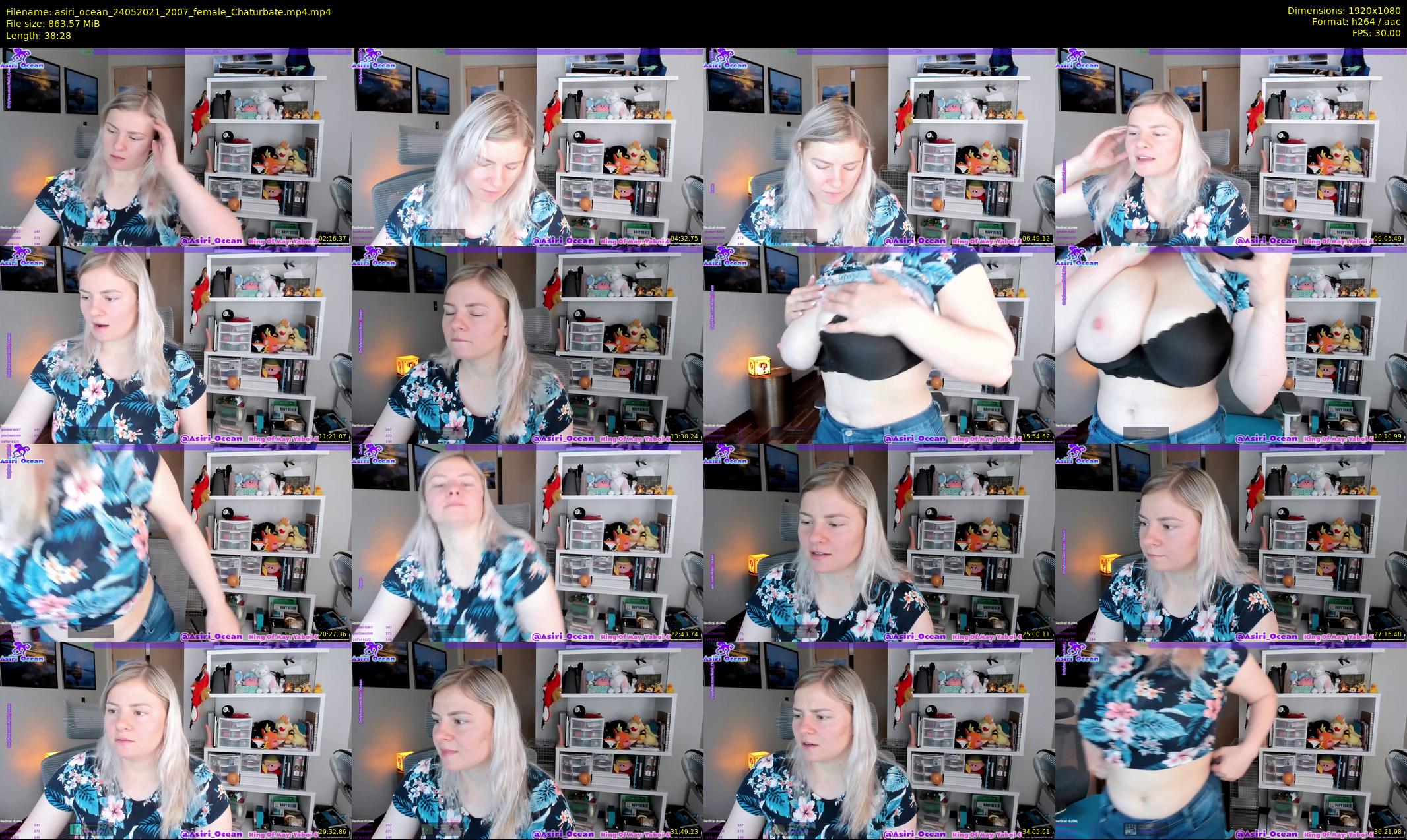 asiri_ocean — 39 minute Chaturbate female cam show recording, 1080p, May 24, 2021