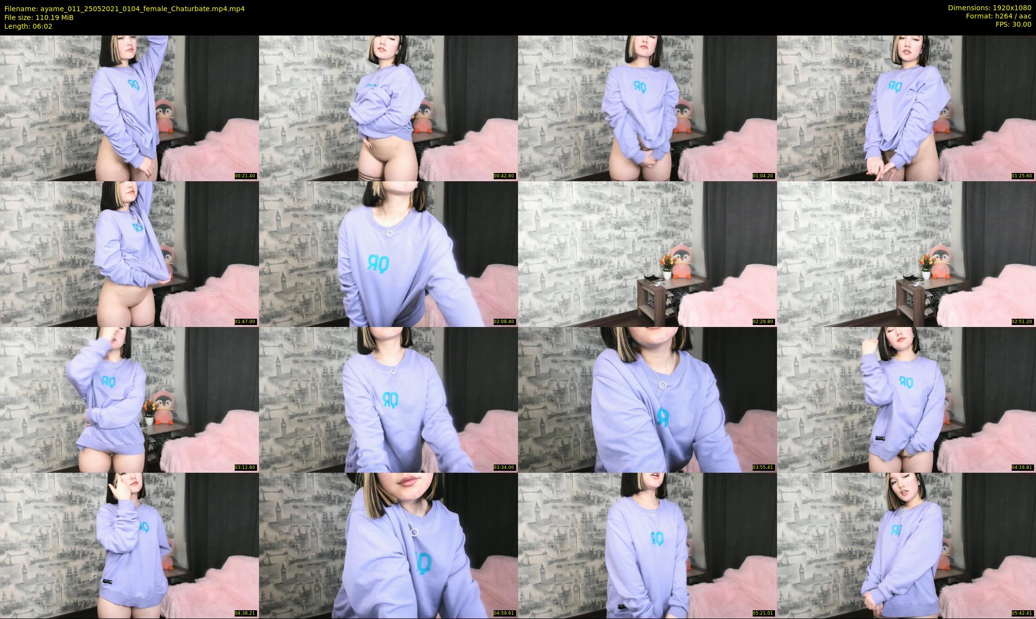 ayame_011 — 7 minute Chaturbate female cam show recording, 1080p, May 25, 2021