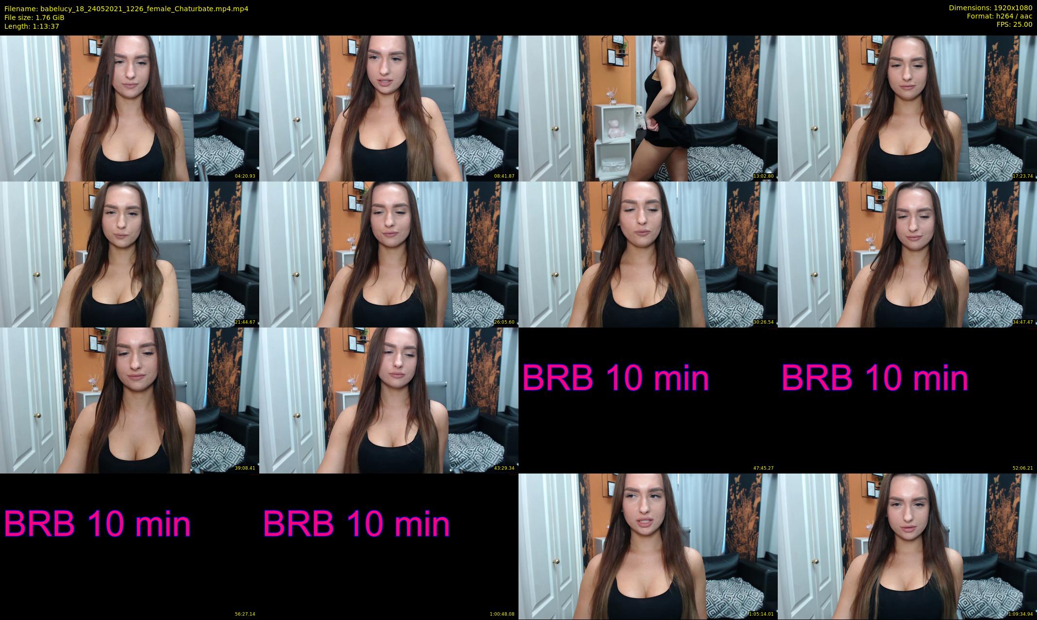 babelucy_18 — 74 minute Chaturbate female cam show recording, 1080p, May 24, 2021