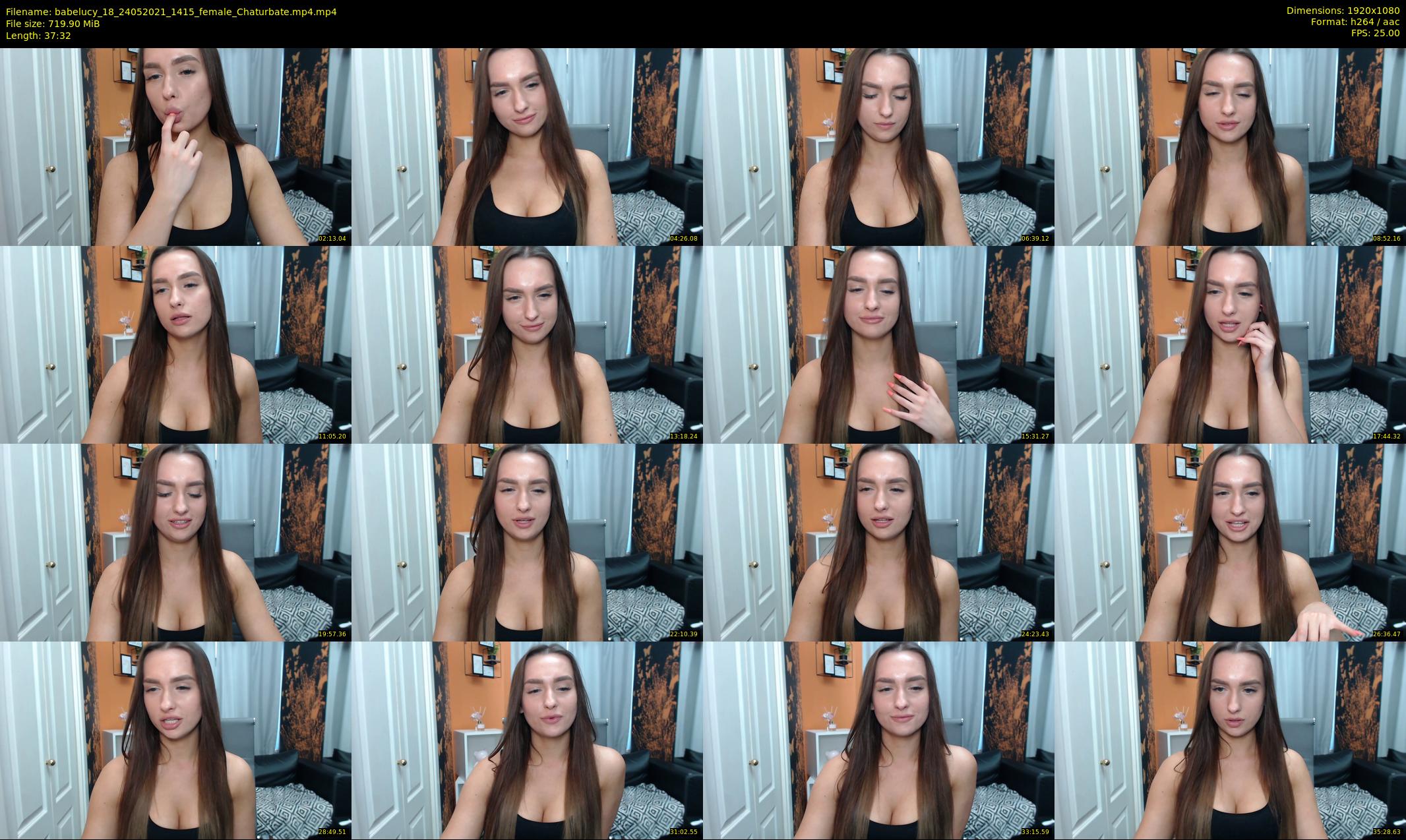 babelucy_18 — 38 minute Chaturbate female cam show recording, 1080p, May 24, 2021