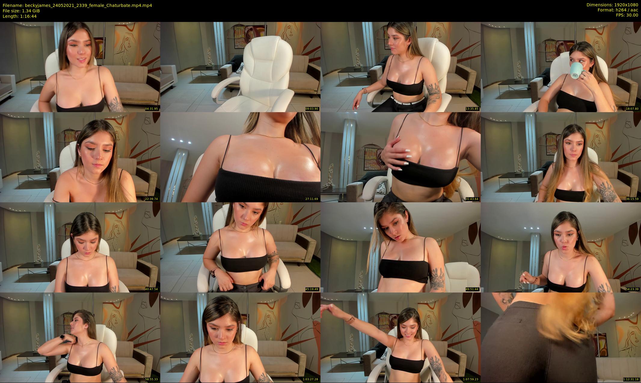 beckyjames — 77 minute Chaturbate female cam show recording, 1080p, May 24, 2021