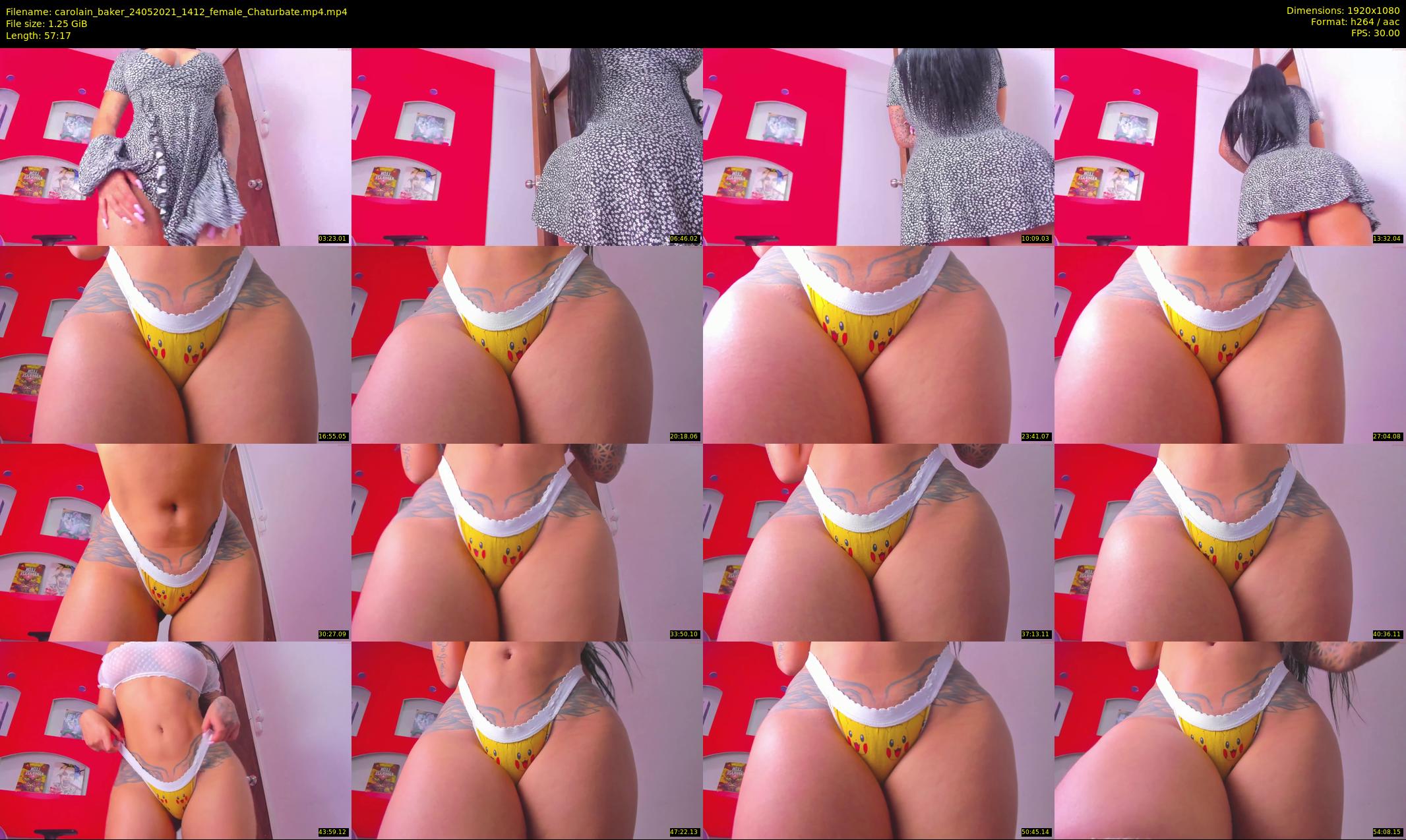 carolain_baker — 58 minute Chaturbate female cam show recording, 1080p, May 24, 2021