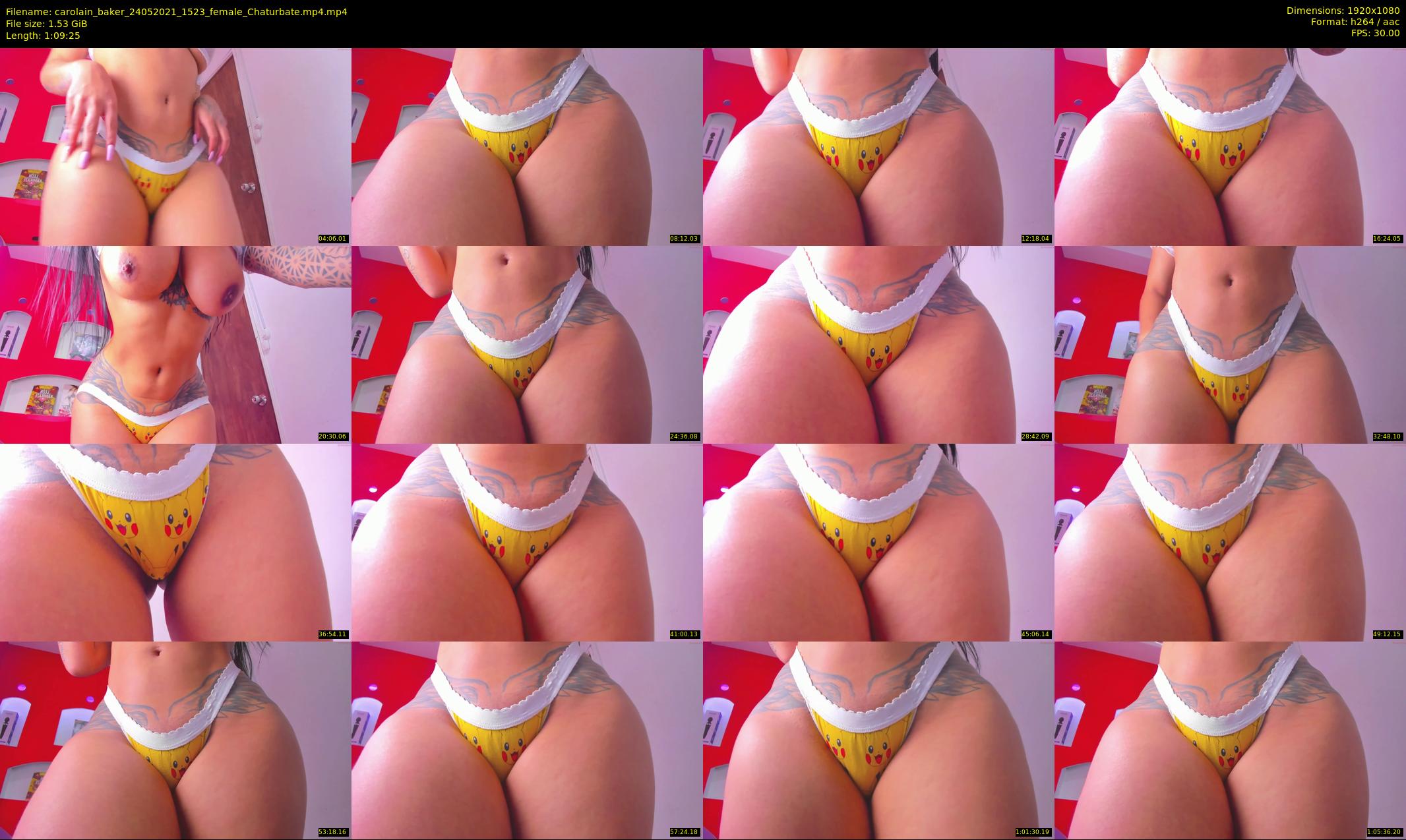 carolain_baker — 70 minute Chaturbate female cam show recording, 1080p, May 24, 2021