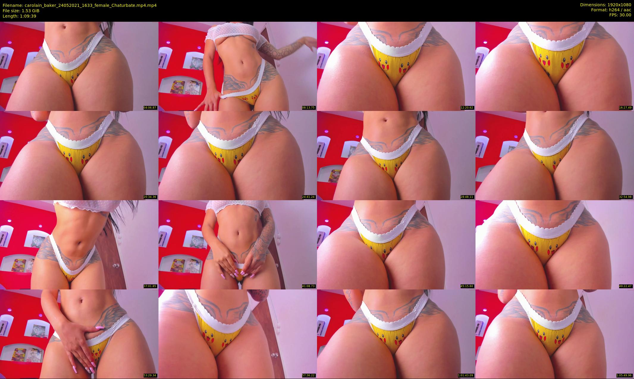 carolain_baker — 70 minute Chaturbate female cam show recording, 1080p, May 24, 2021