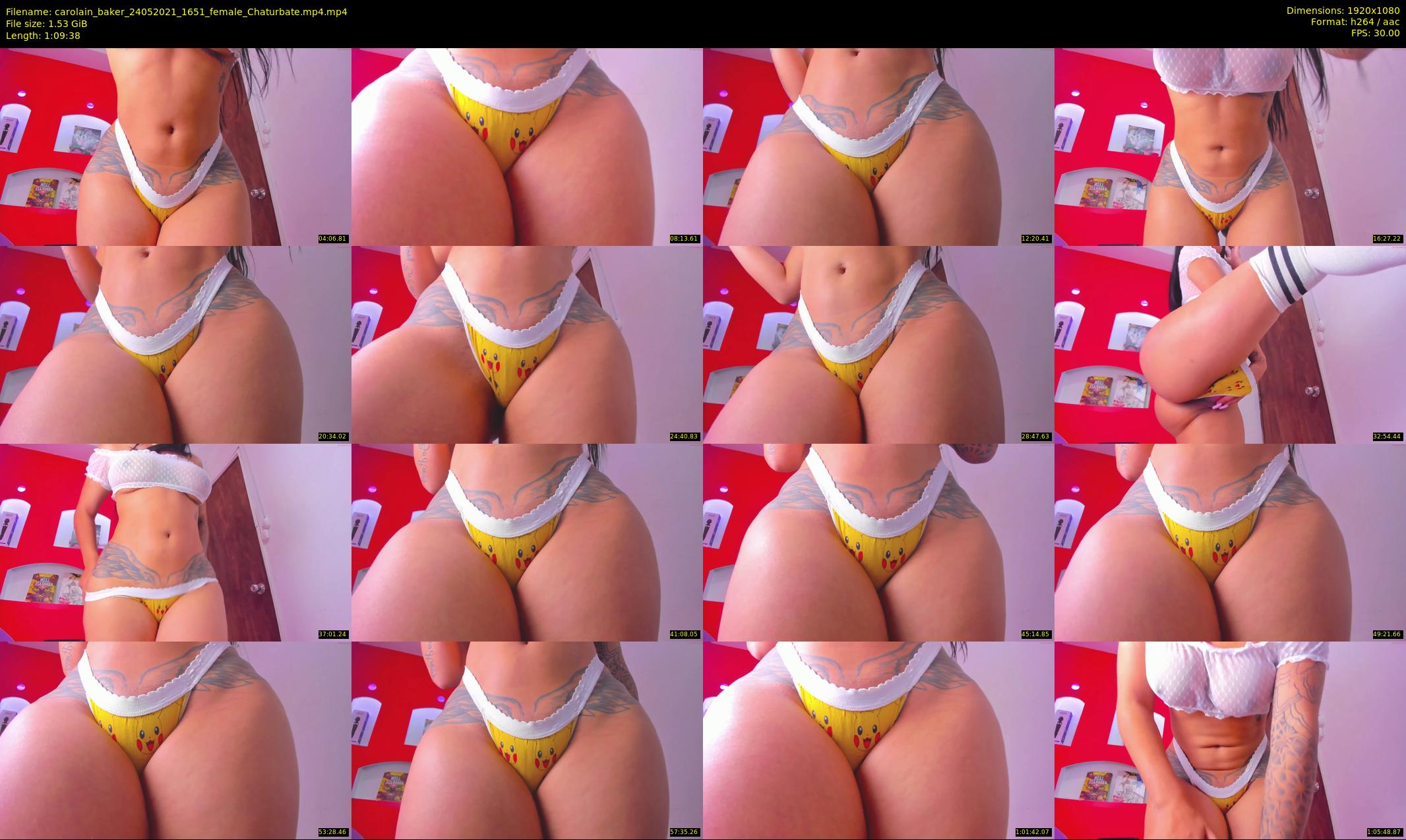 carolain_baker — 70 minute Chaturbate female cam show recording, 1080p, May 24, 2021