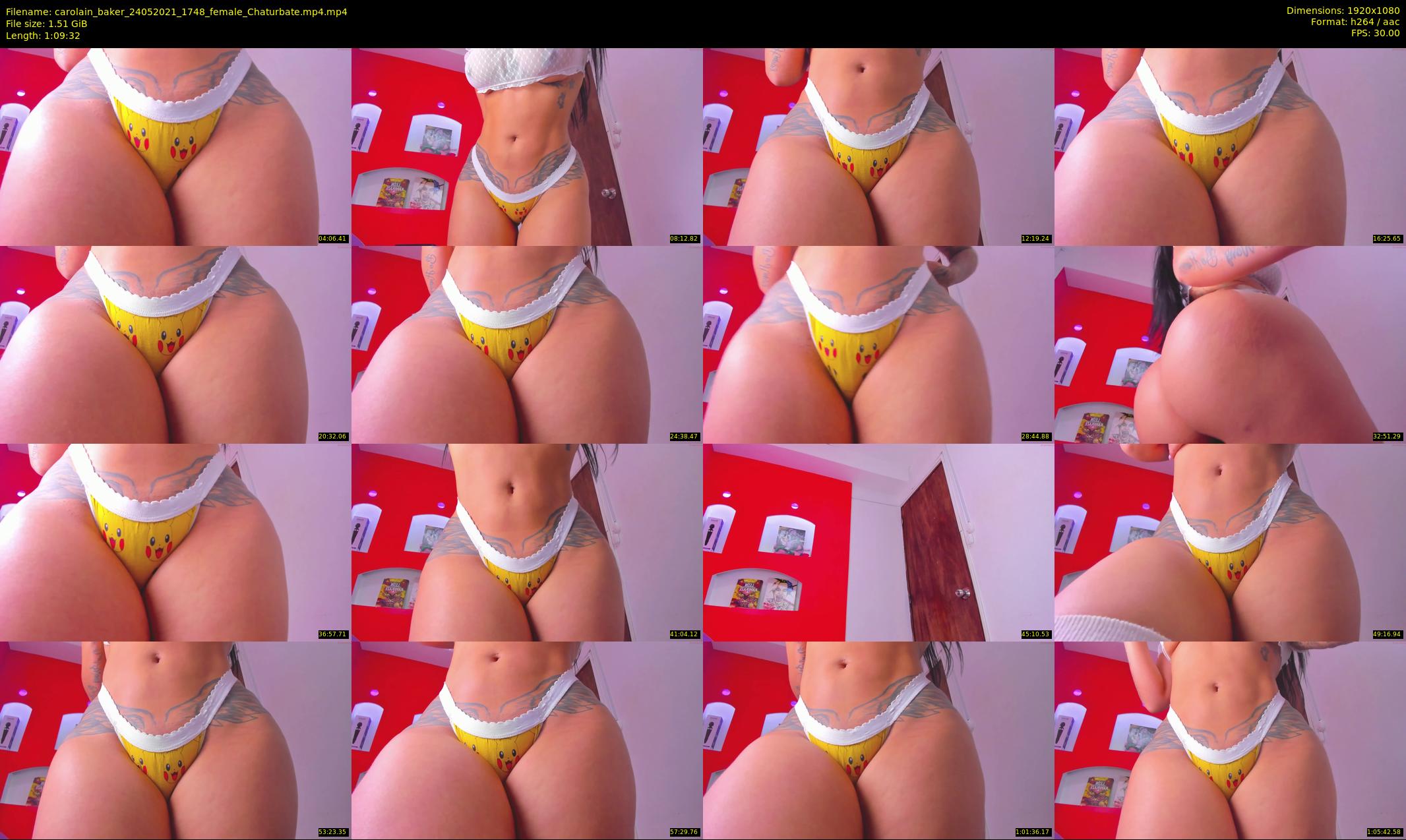 carolain_baker — 70 minute Chaturbate female cam show recording, 1080p, May 24, 2021