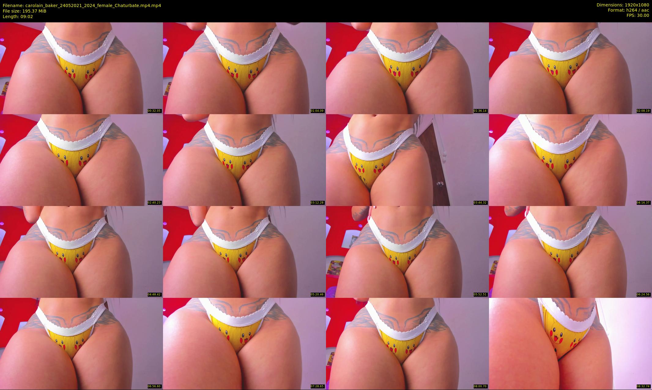 carolain_baker — 10 minute Chaturbate female cam show recording, 1080p, May 24, 2021