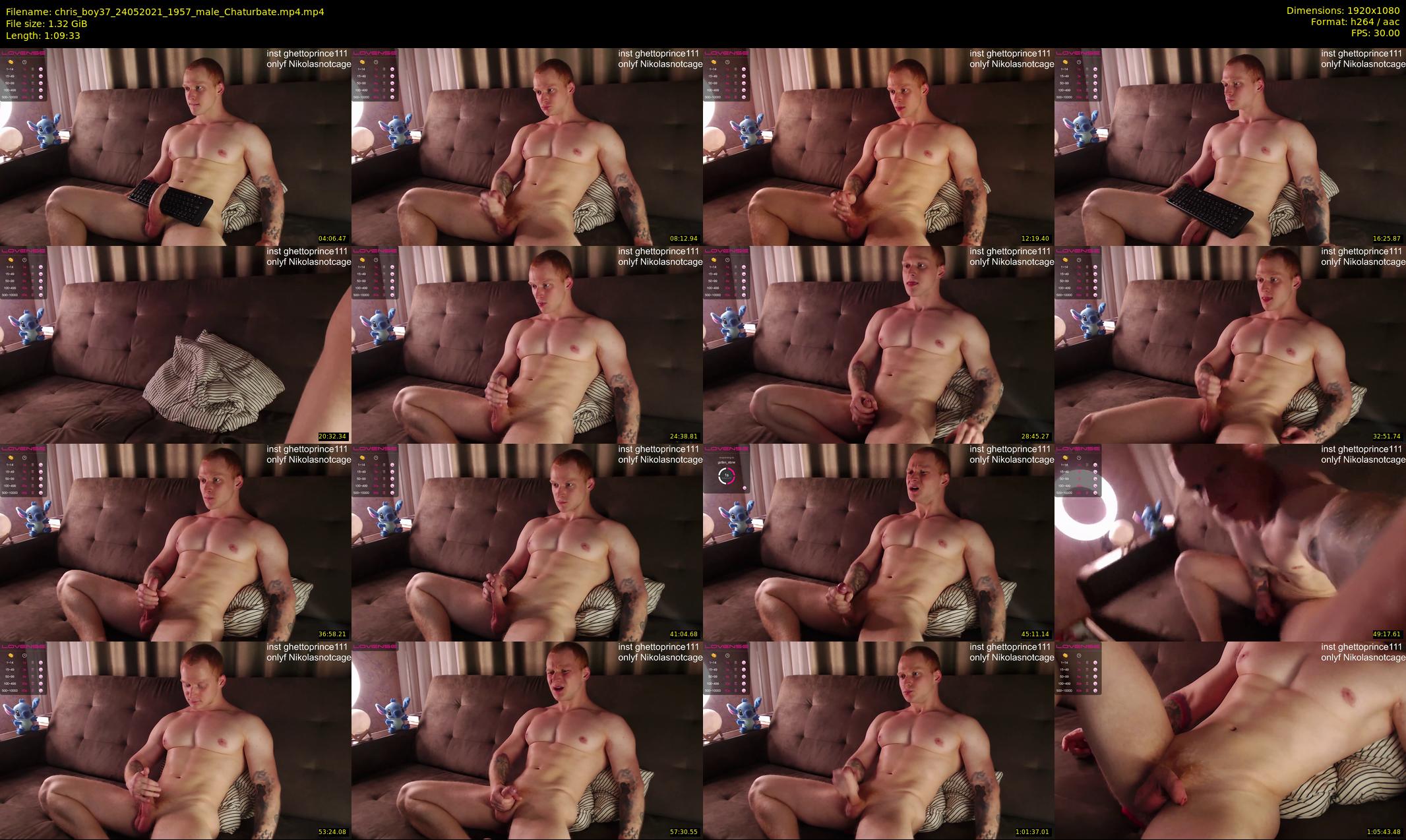 chris_boy37 — 70 minute Chaturbate male cam show recording, 1080p, May 24, 2021