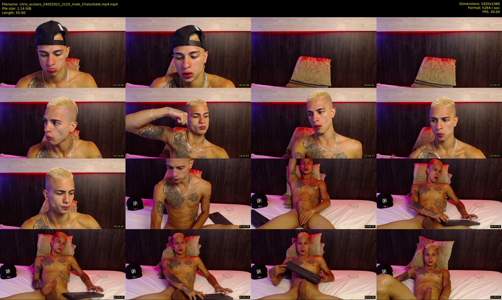 chris_scolaro — 55 minute Chaturbate male cam show recording, 1080p, May 24, 2021