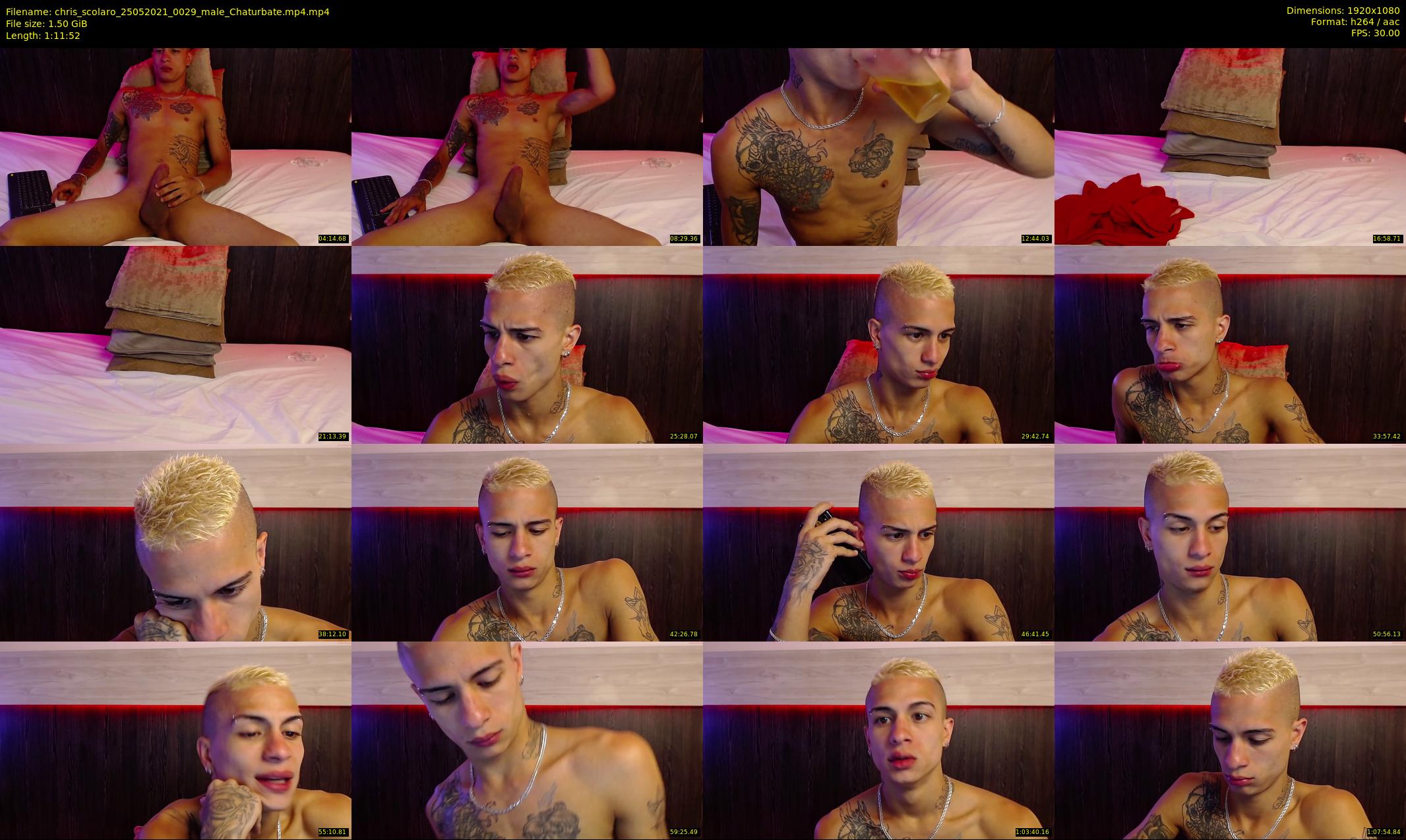 chris_scolaro — 72 minute Chaturbate male cam show recording, 1080p, May 25, 2021