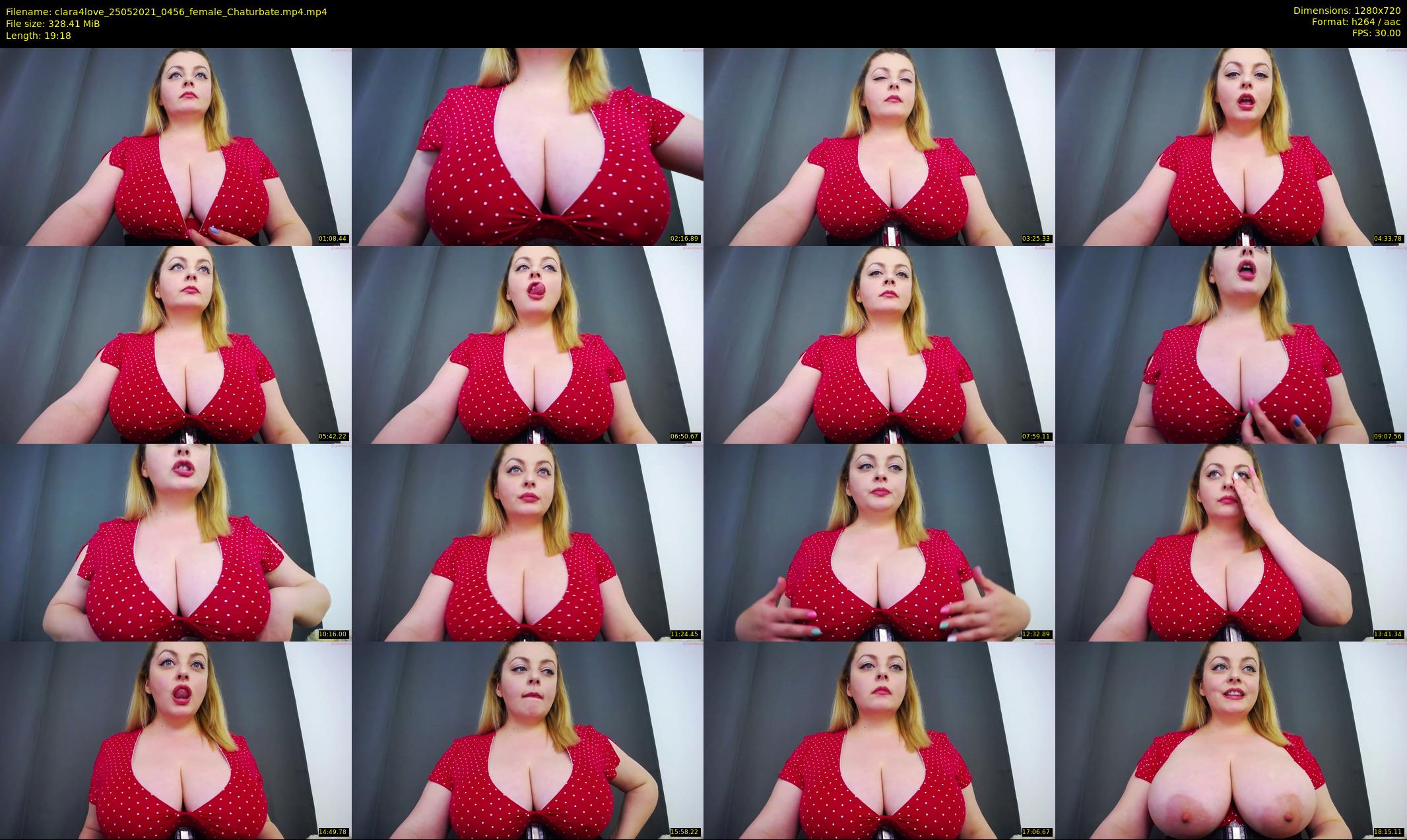 clara4love — 20 minute Chaturbate female cam show recording, 720p, May 25, 2021