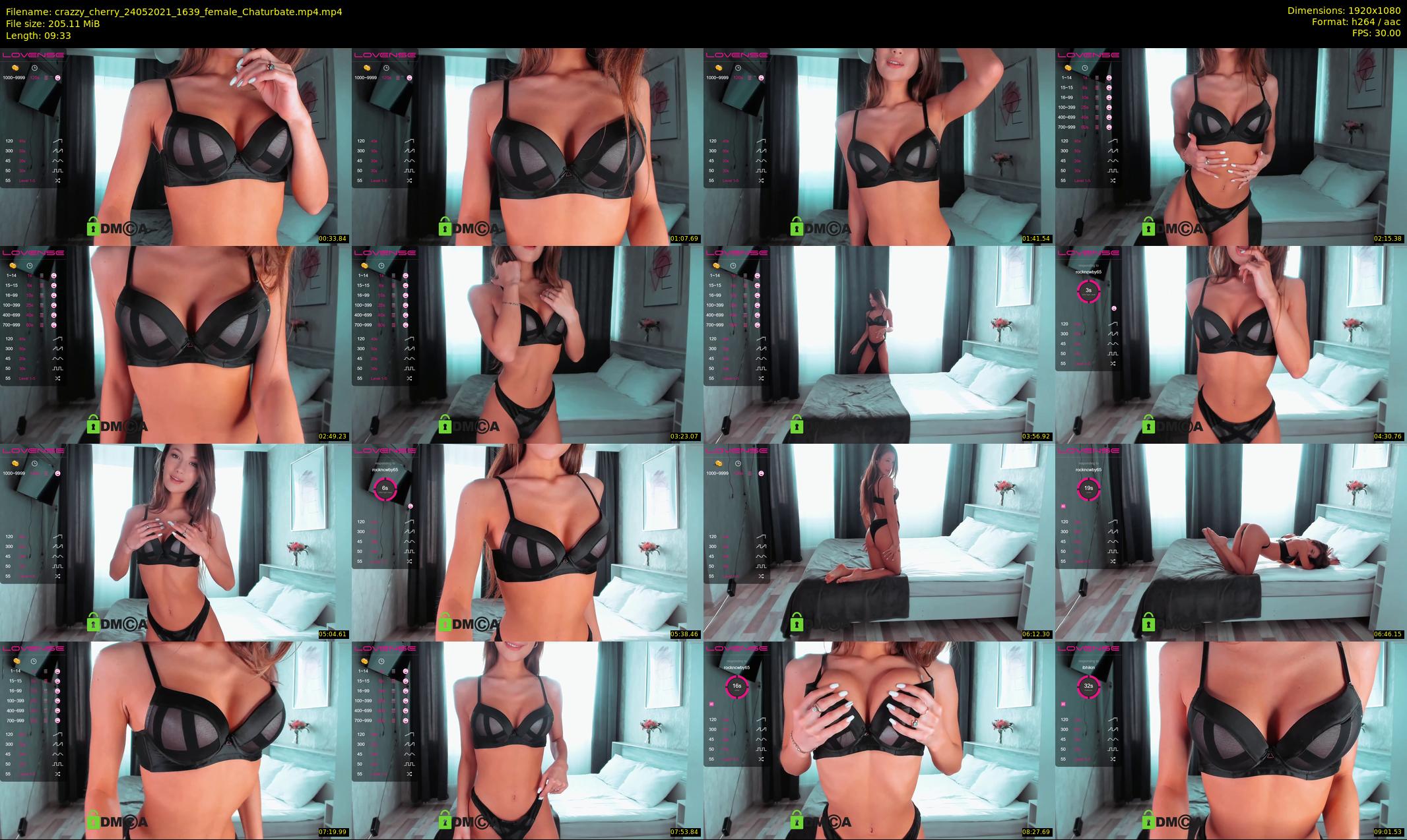 crazzy_cherry — 10 minute Chaturbate female cam show recording, 1080p, May 24, 2021