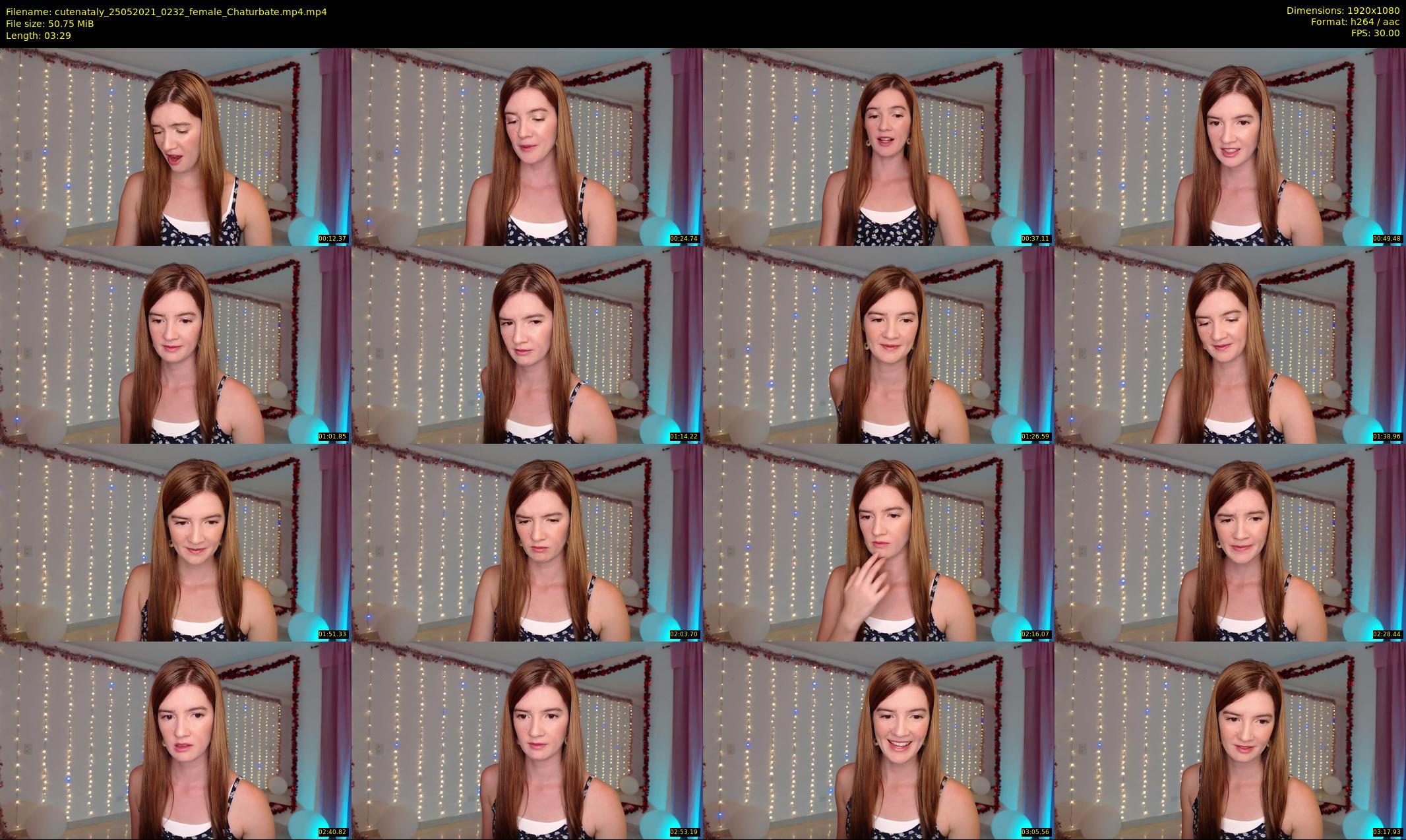 cutenataly — 4 minute Chaturbate female cam show recording, 1080p, May 25, 2021