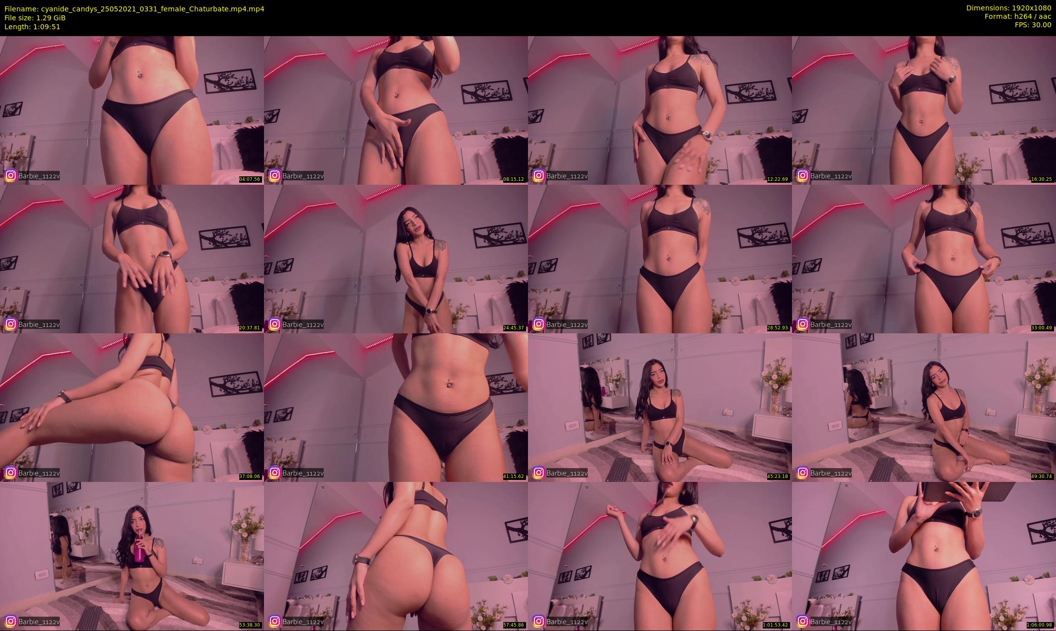cyanide_candys — 70 minute Chaturbate female cam show recording, 1080p, May 25, 2021