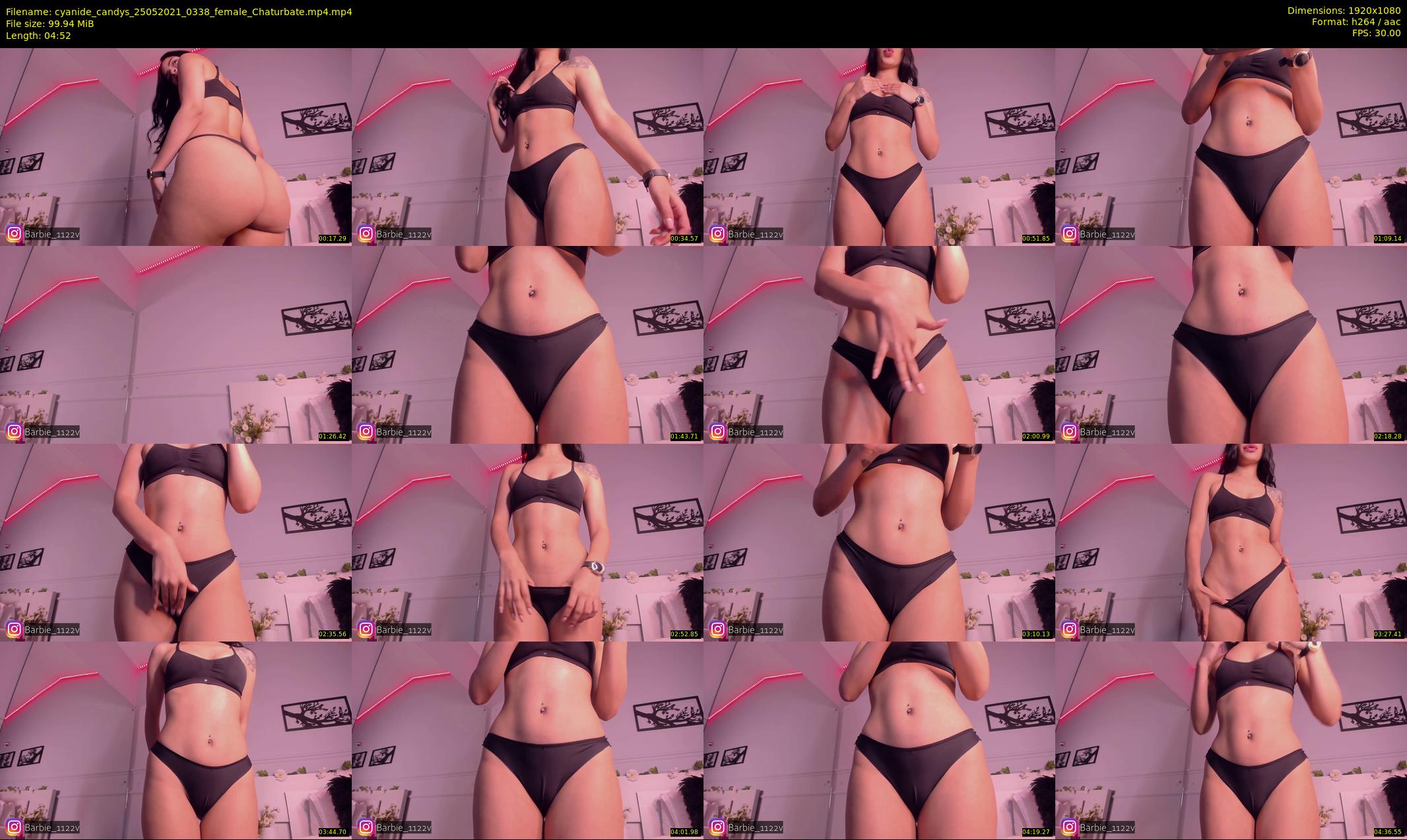 cyanide_candys — 5 minute Chaturbate female cam show recording, 1080p, May 25, 2021