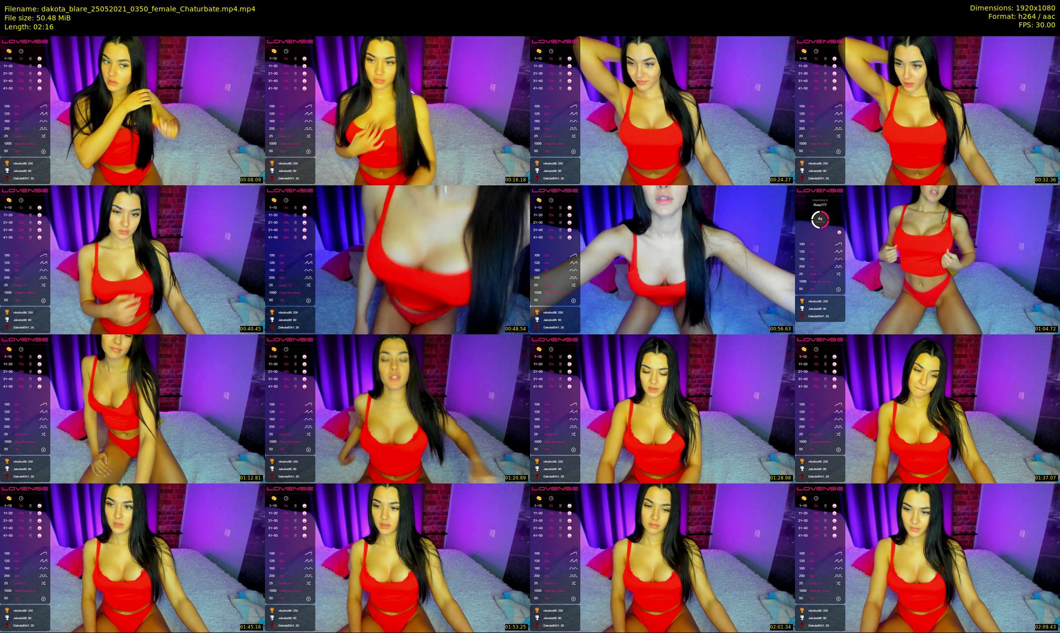 dakota_blare — 3 minute Chaturbate female cam show recording, 1080p, May 25, 2021