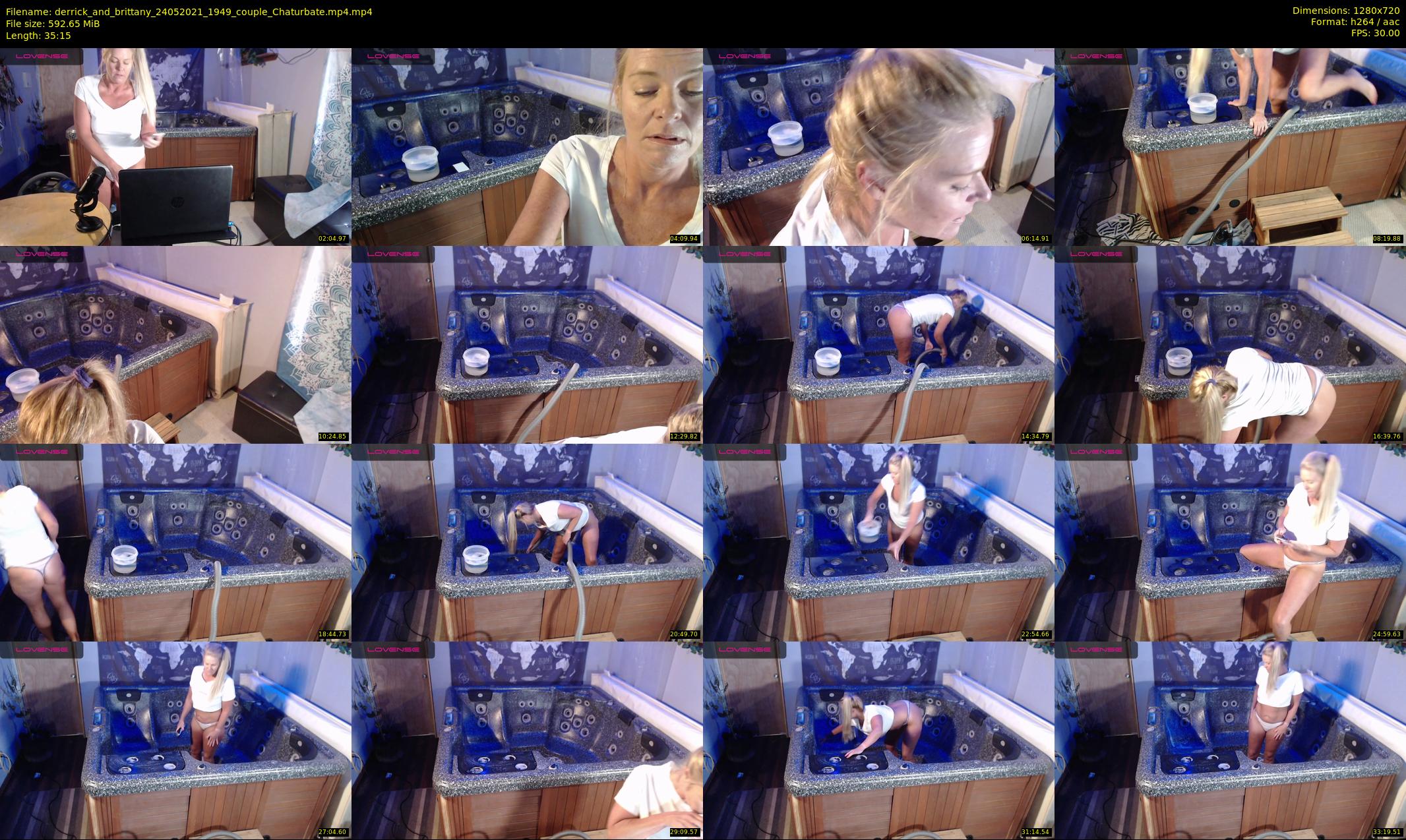 derrick_and_brittany — 36 minute Chaturbate couple cam show recording, 720p, May 24, 2021