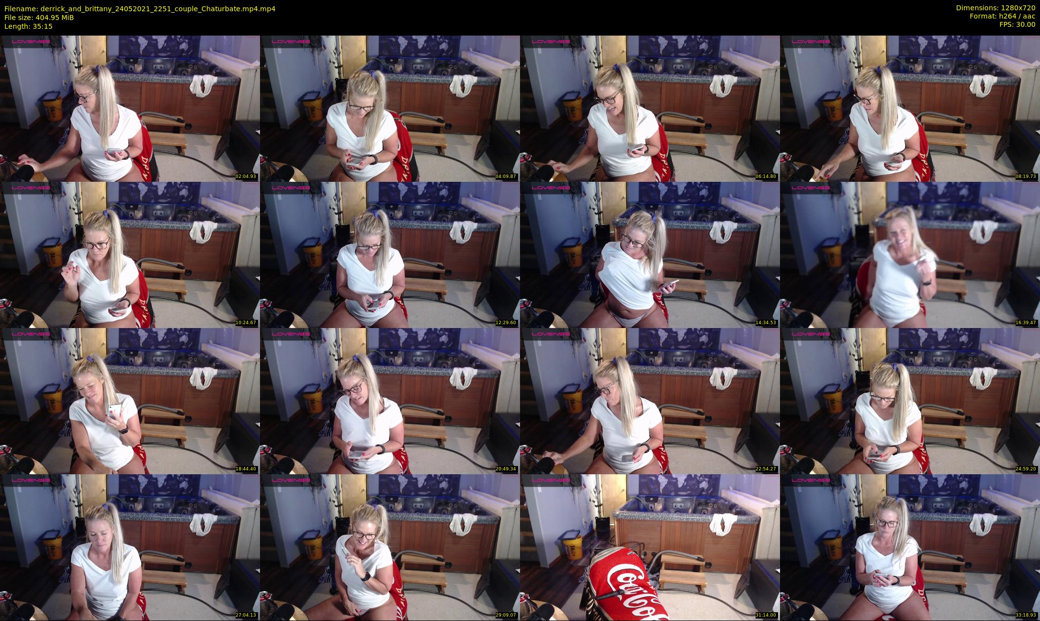 derrick_and_brittany — 36 minute Chaturbate couple cam show recording, 720p, May 24, 2021