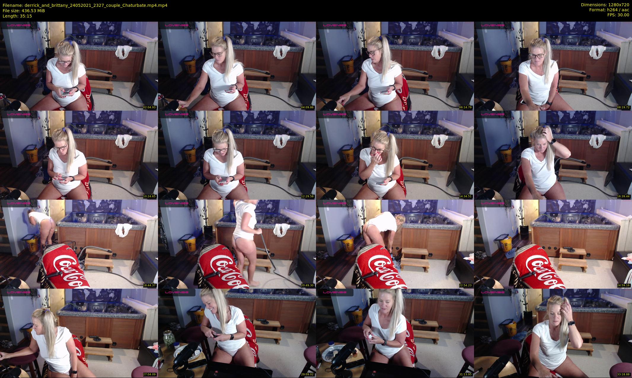derrick_and_brittany — 36 minute Chaturbate couple cam show recording, 720p, May 24, 2021