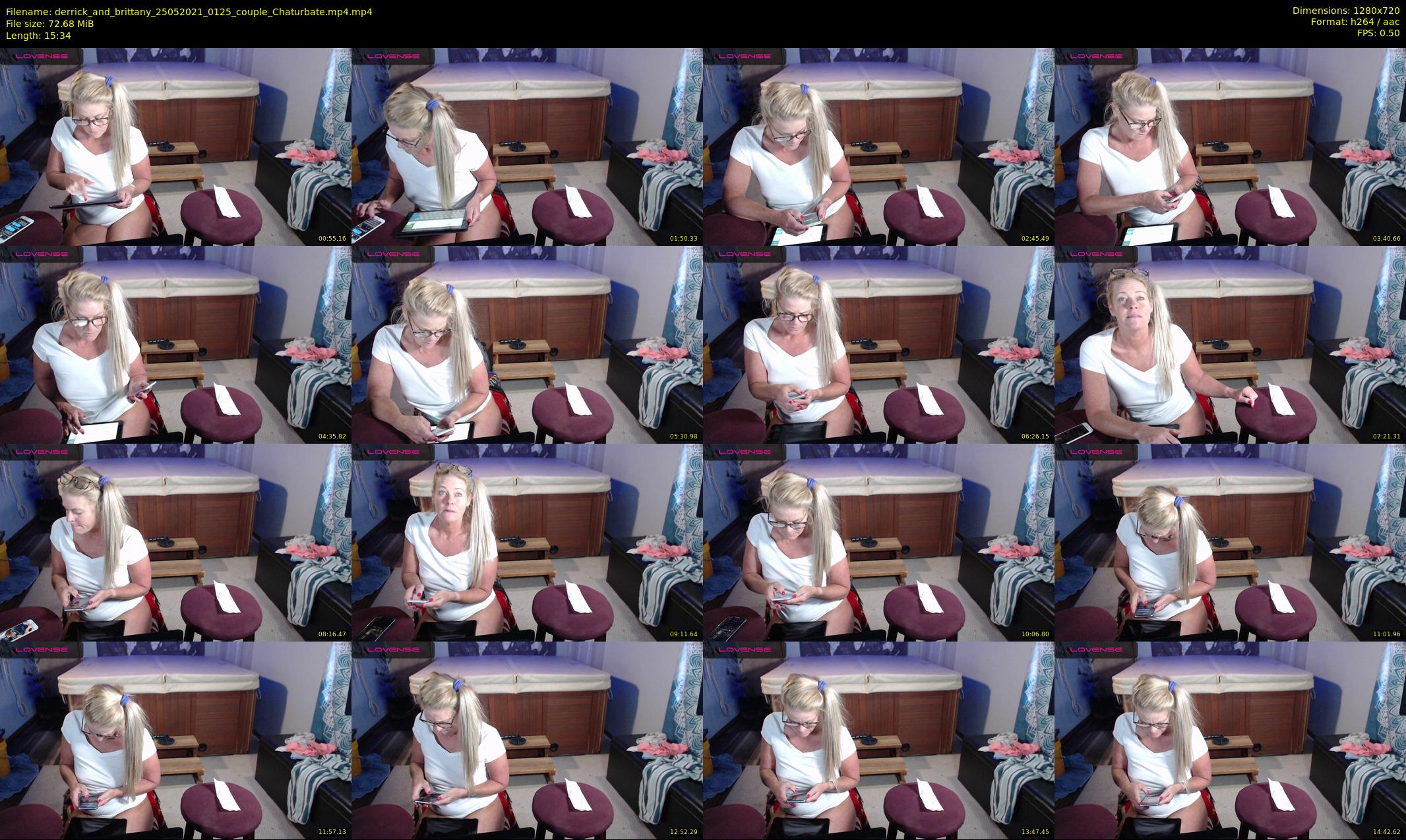derrick_and_brittany — 16 minute Chaturbate couple cam show recording, 720p, May 25, 2021