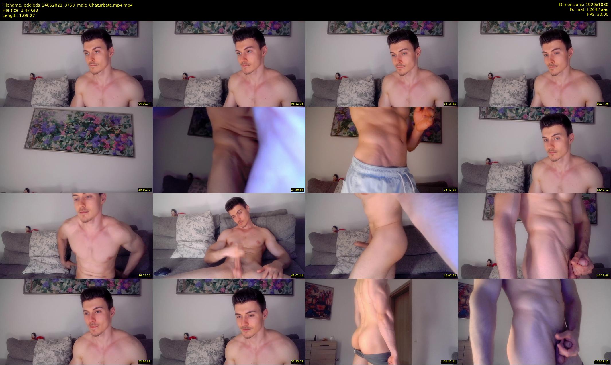 eddieds — 70 minute Chaturbate male cam show recording, 1080p, May 24, 2021