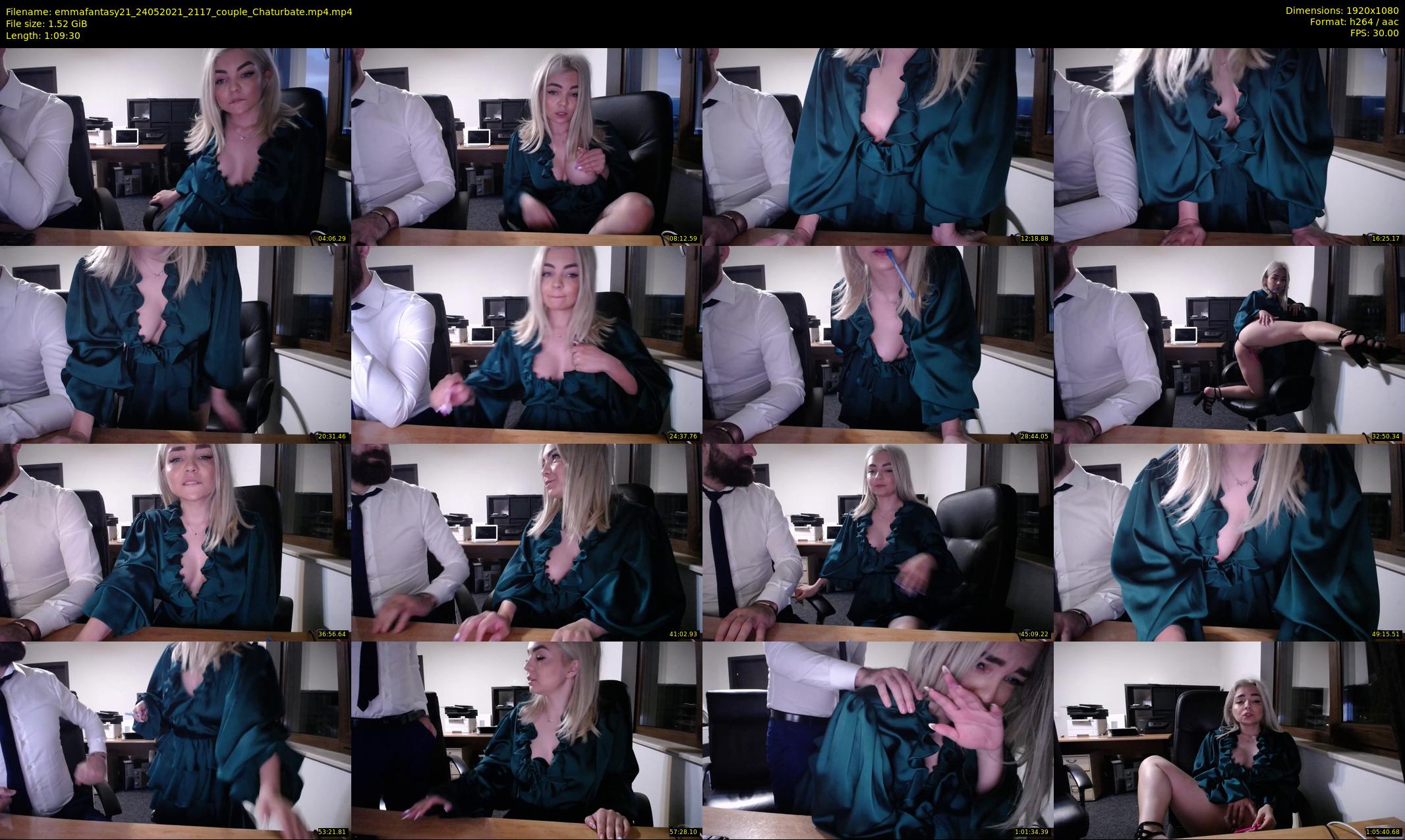 emmafantasy21 — 70 minute Chaturbate couple cam show recording, 1080p, May 24, 2021
