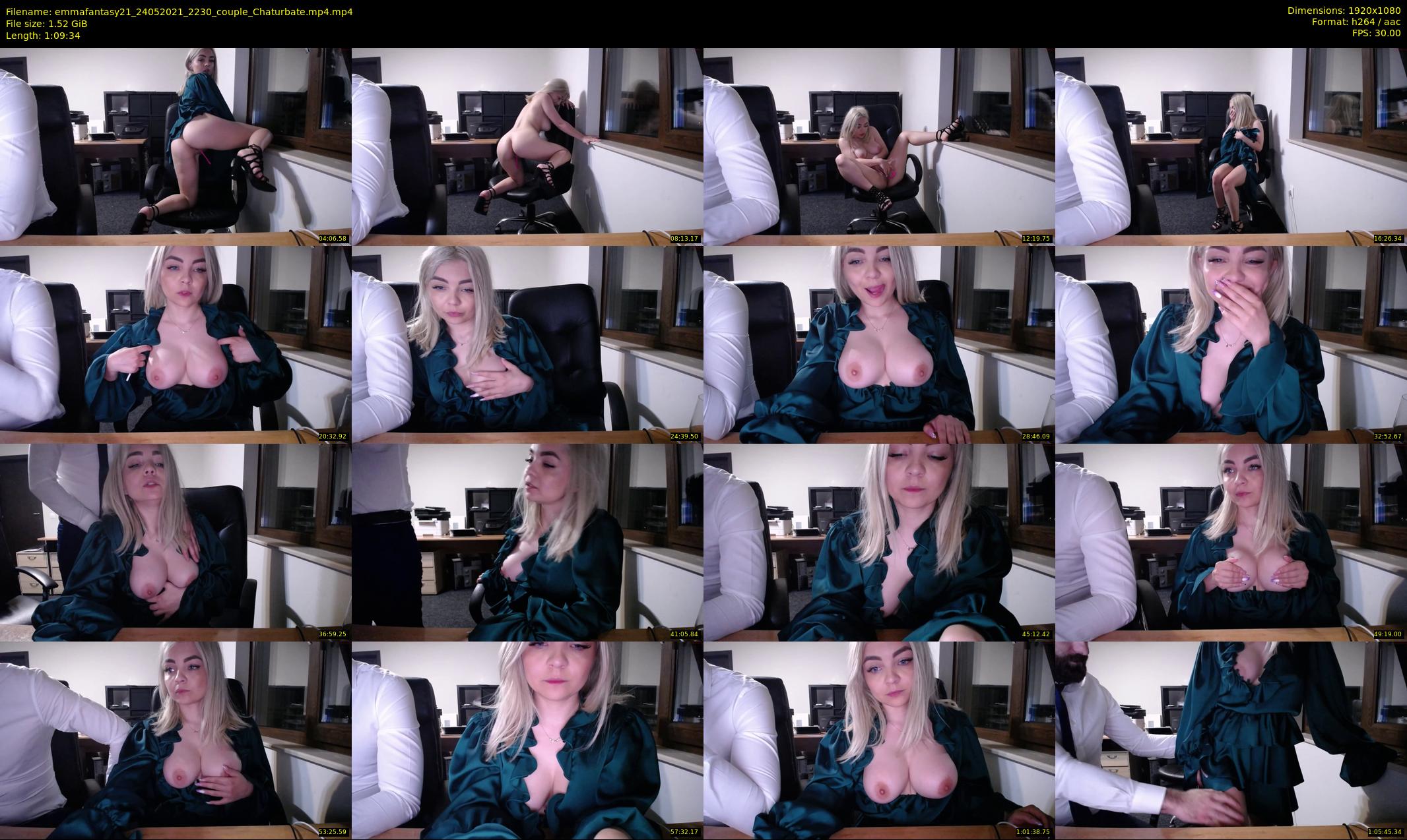emmafantasy21 — 70 minute Chaturbate couple cam show recording, 1080p, May 24, 2021