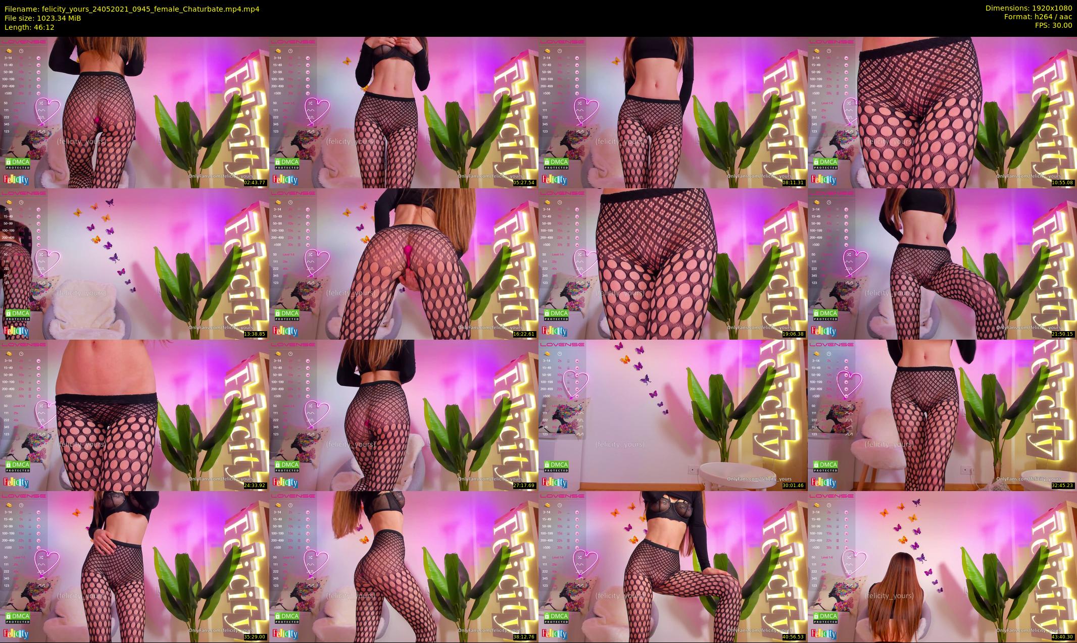 felicity_yours — 47 minute Chaturbate female cam show recording, 1080p, May 24, 2021