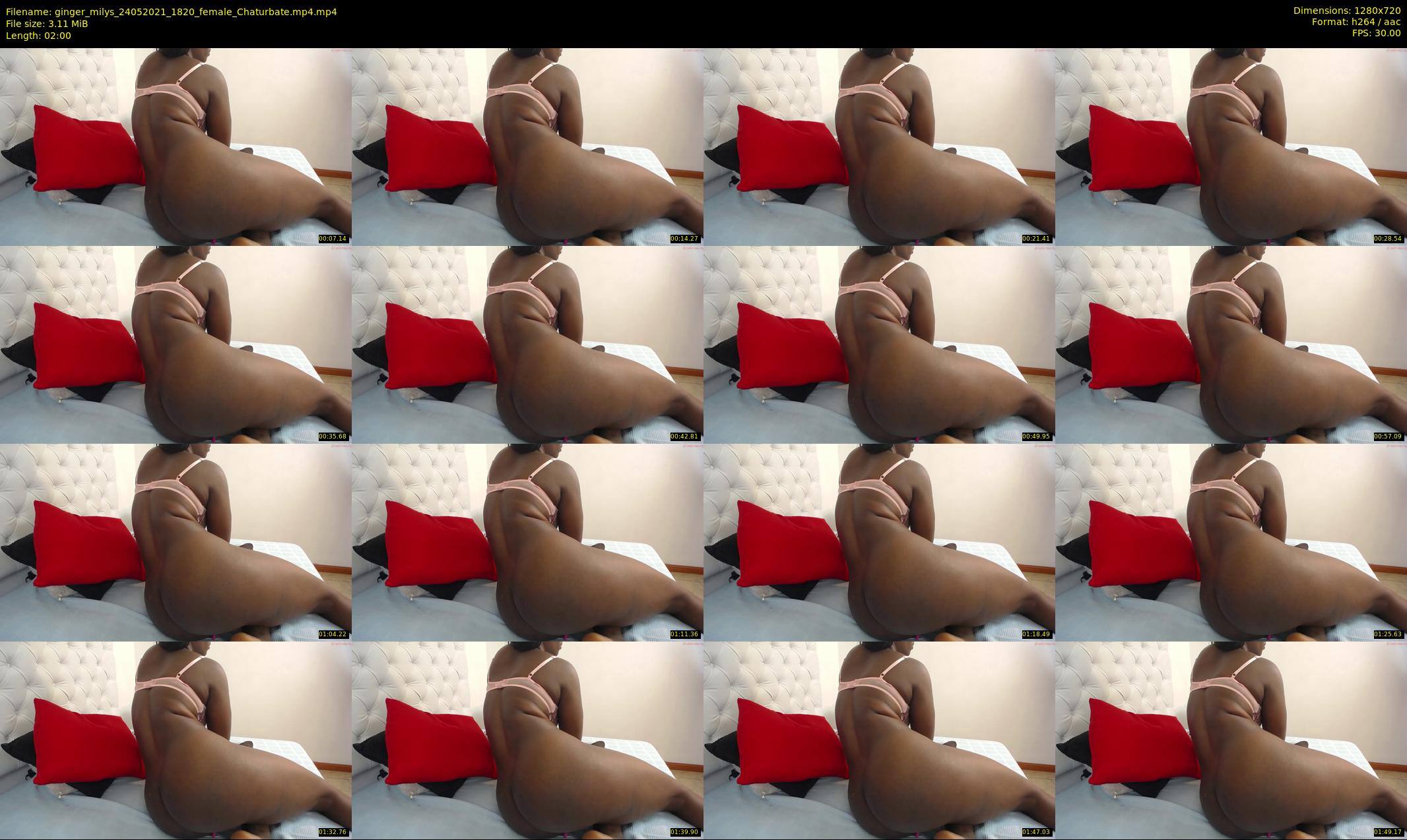 ginger_milys — 2 minute Chaturbate female cam show recording, 720p, May 24, 2021