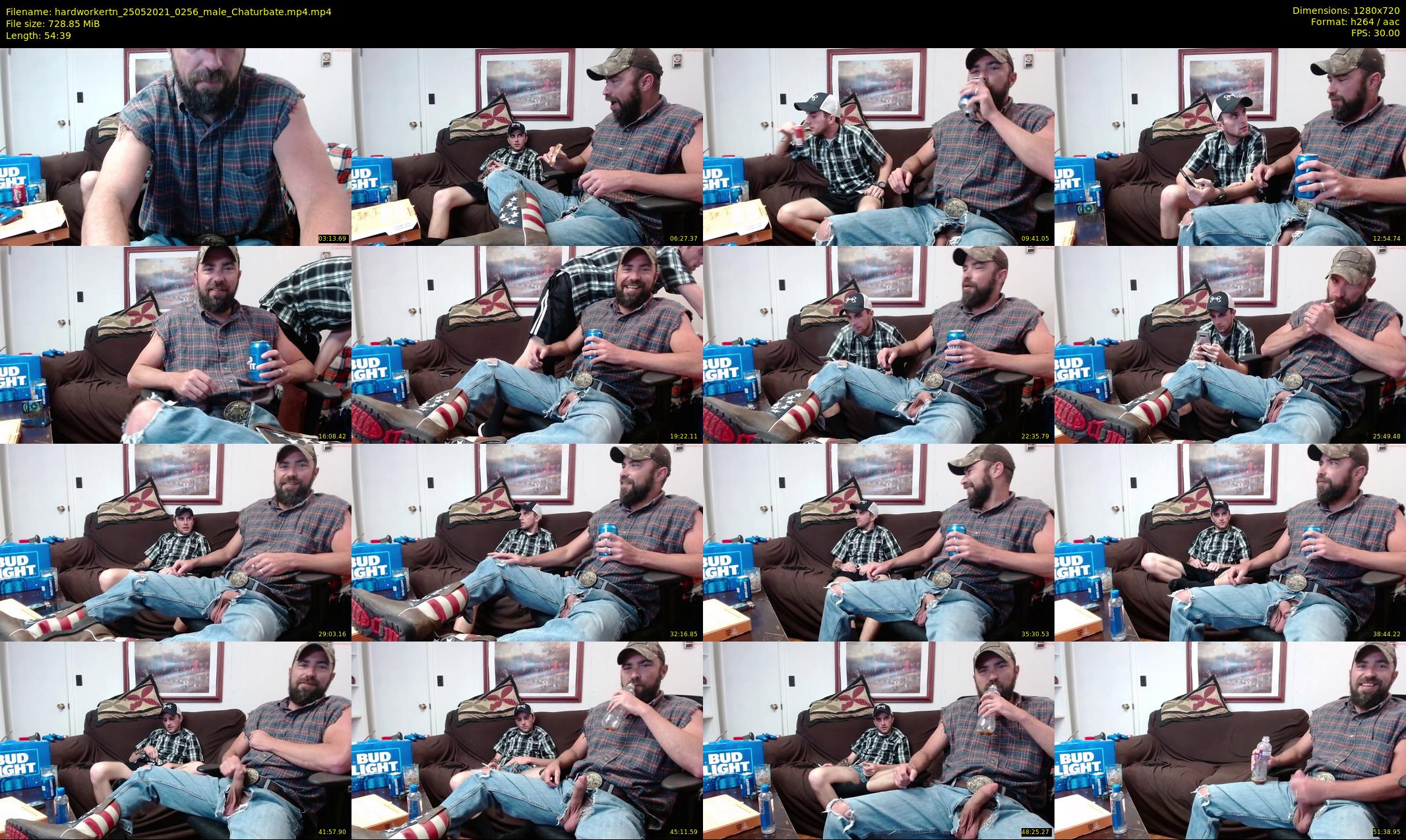 hardworkertn — 55 minute Chaturbate male cam show recording, 720p, May 25, 2021