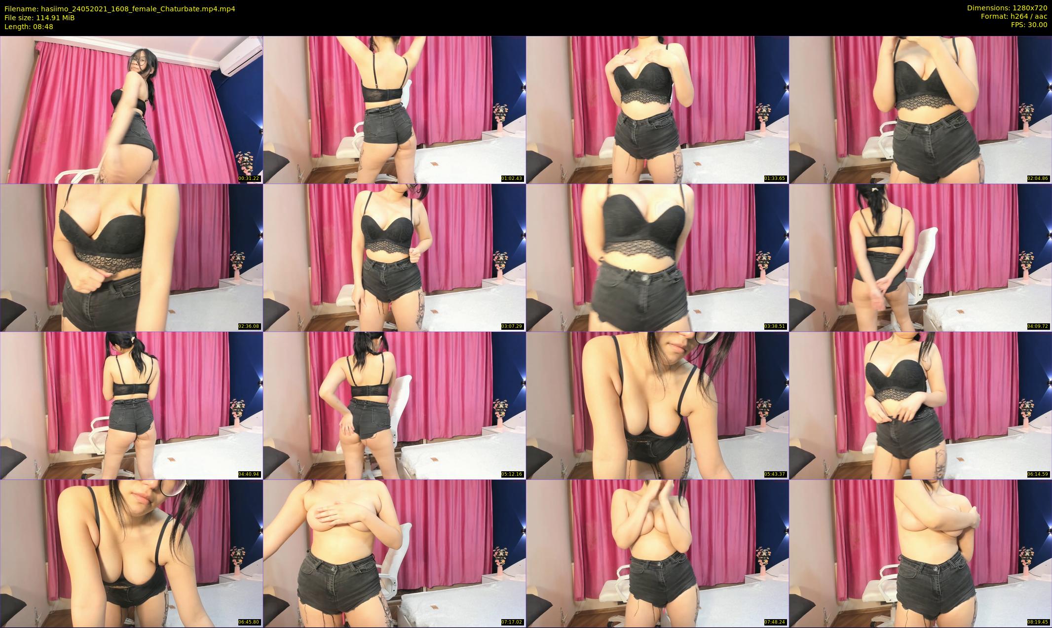 hasiimo — 9 minute Chaturbate female cam show recording, 720p, May 24, 2021